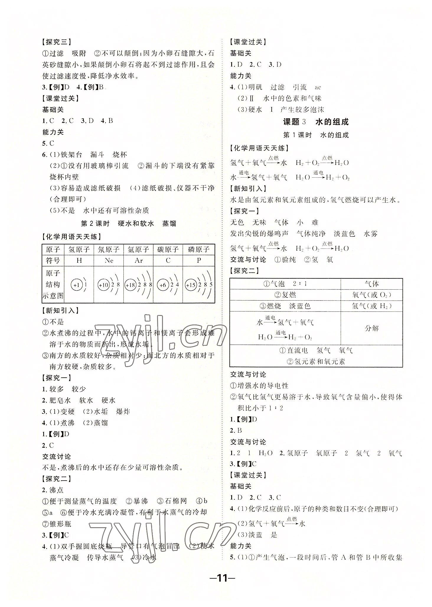 2022年全程突破九年級化學(xué)全一冊人教版 第11頁