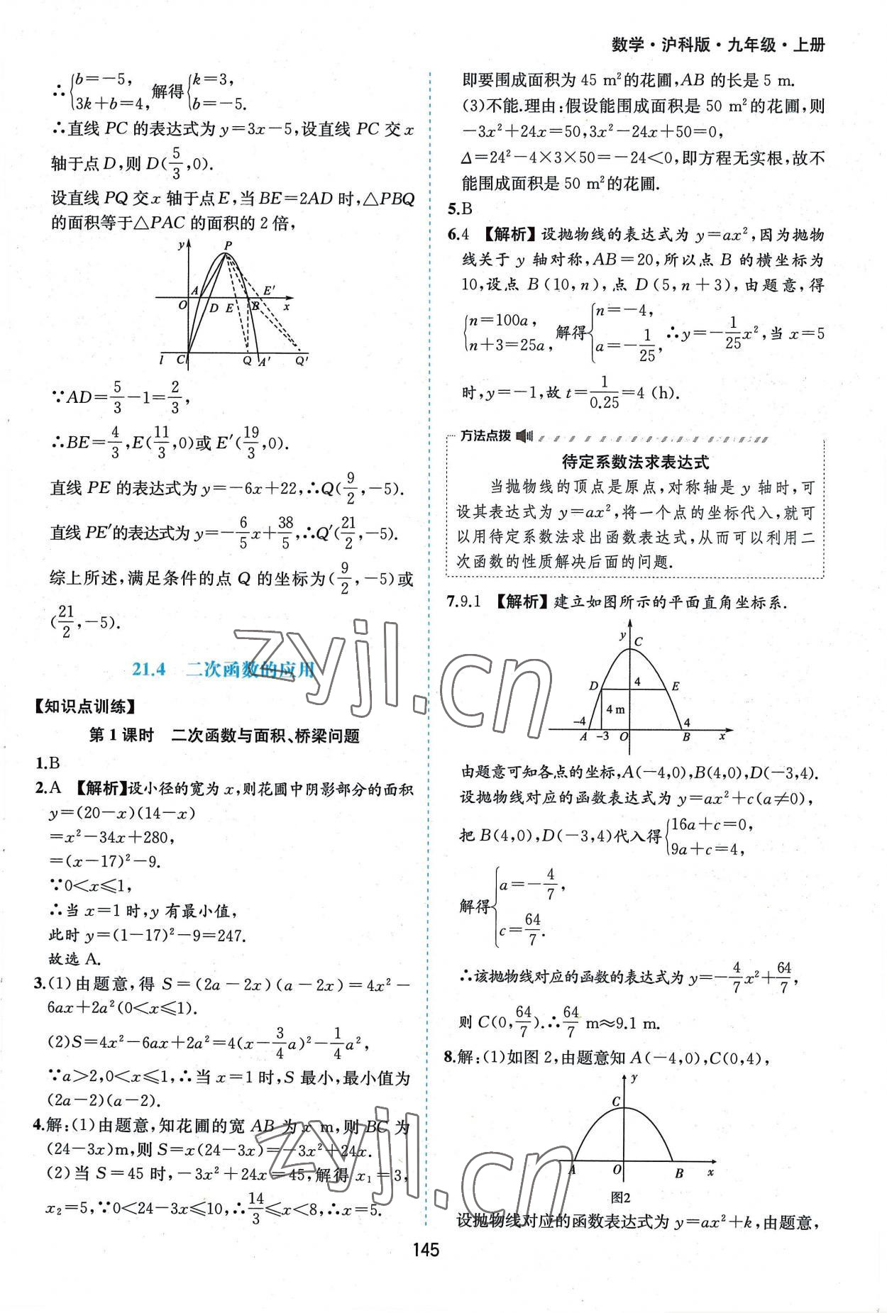 2022年新编基础训练九年级数学上册沪科版黄山书社 第11页