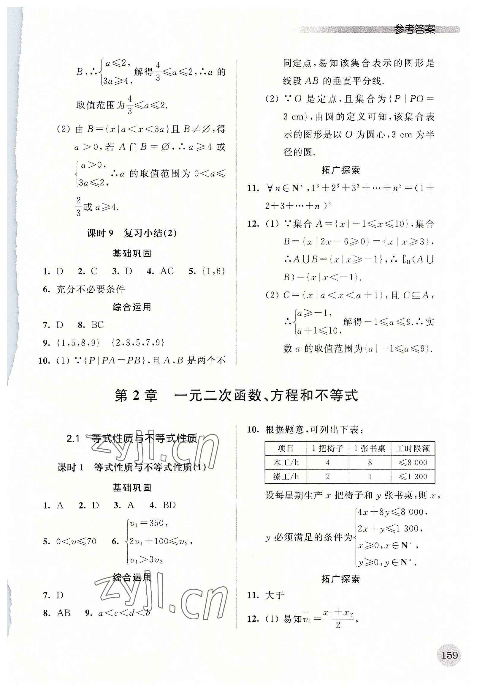 2022年高中數(shù)學(xué)補(bǔ)充習(xí)題必修第一冊(cè)全國(guó)版 第5頁(yè)