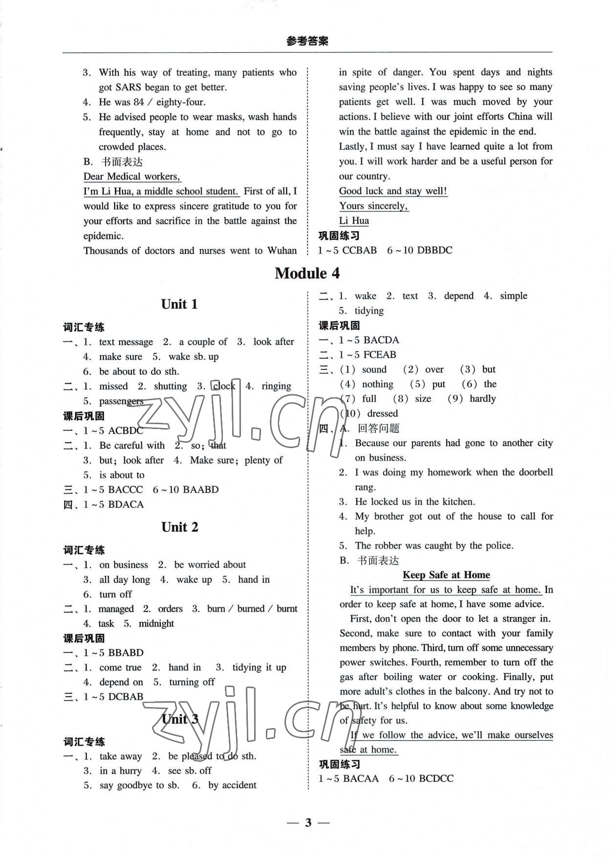 2022年南粵學典學考精練九年級英語全一冊外研版 第3頁