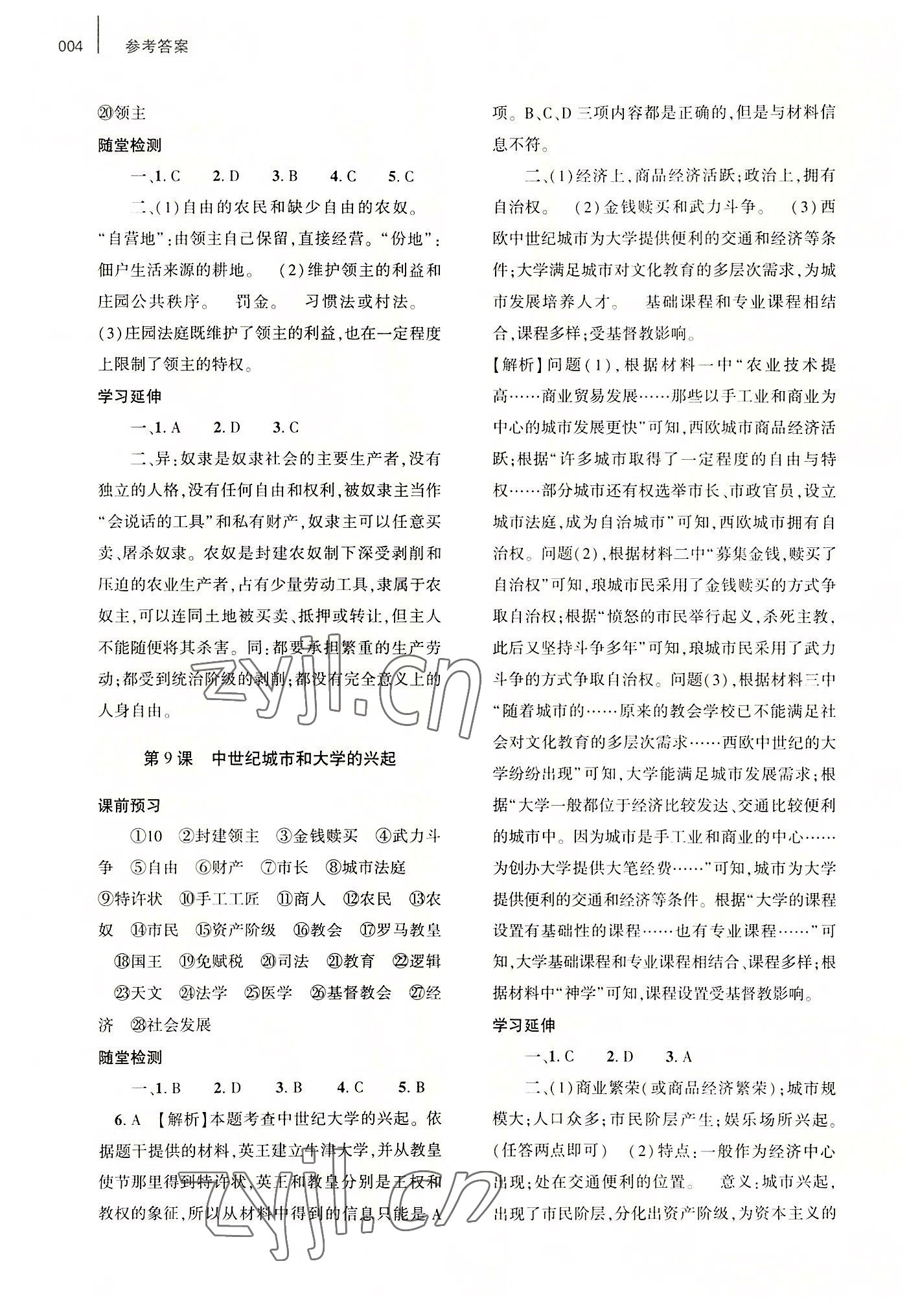 2022年基礎(chǔ)訓(xùn)練九年級歷史上冊人教版大象出版社 第4頁