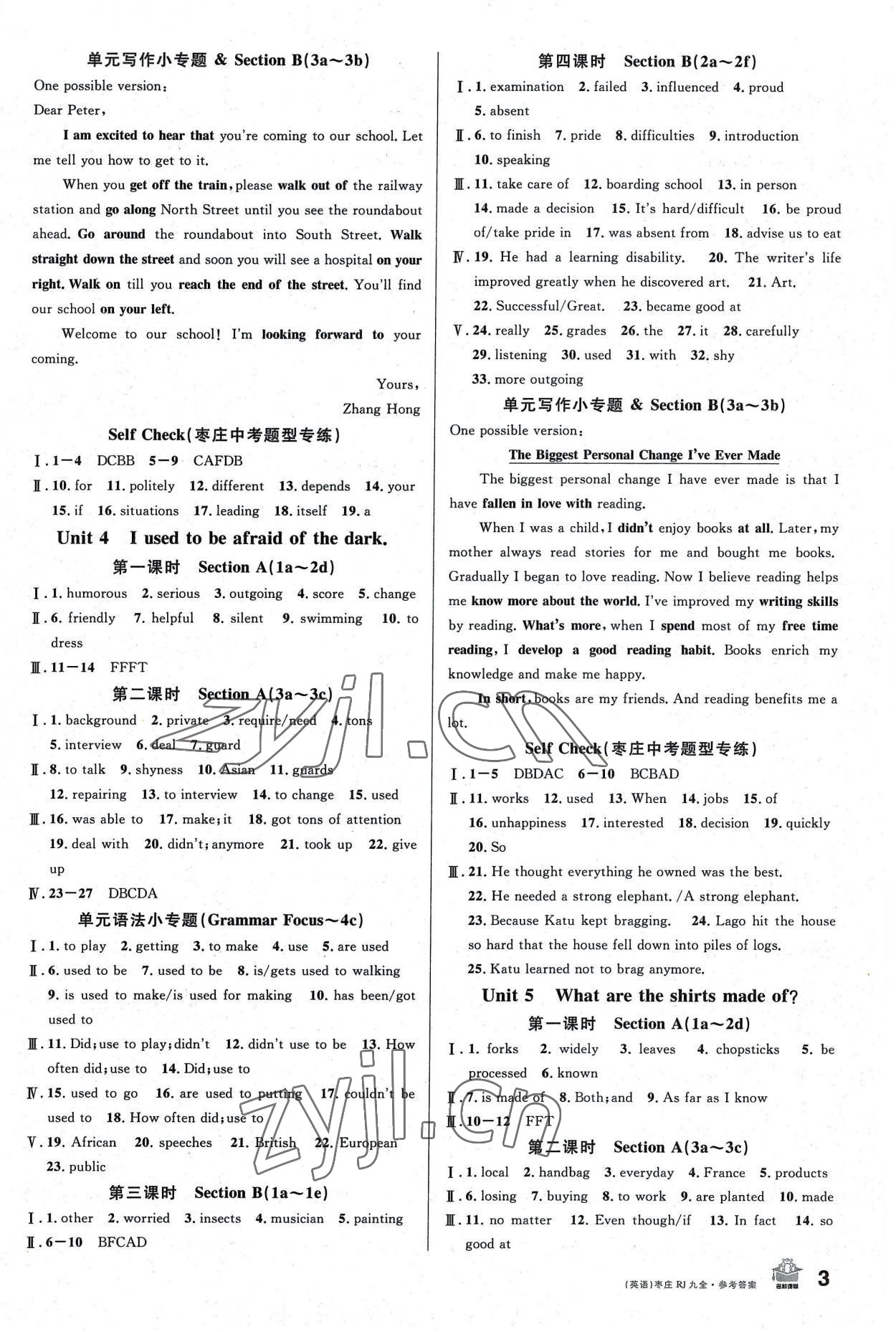 2022年名校課堂九年級(jí)英語全一冊(cè)人教版棗莊專版 第3頁