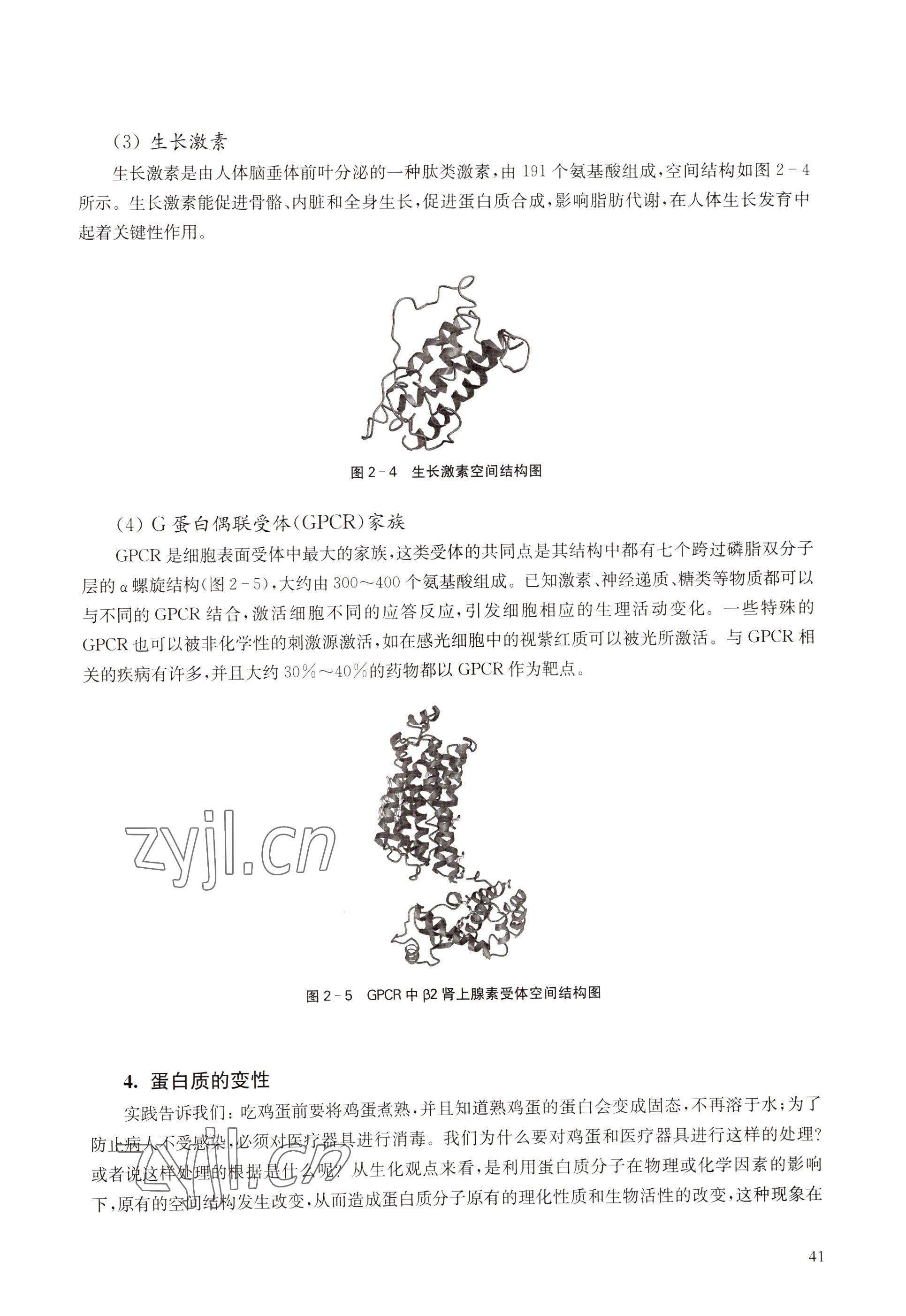 2022年教材课本高中生物必修1分子与细胞沪教版 参考答案第33页