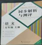 2022年人教金学典同步解析与测评五年级语文上册人教版云南专版