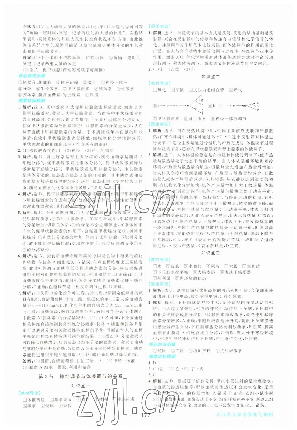 2022年新坐標(biāo)同步練習(xí)高中生物必修3人教版 第5頁