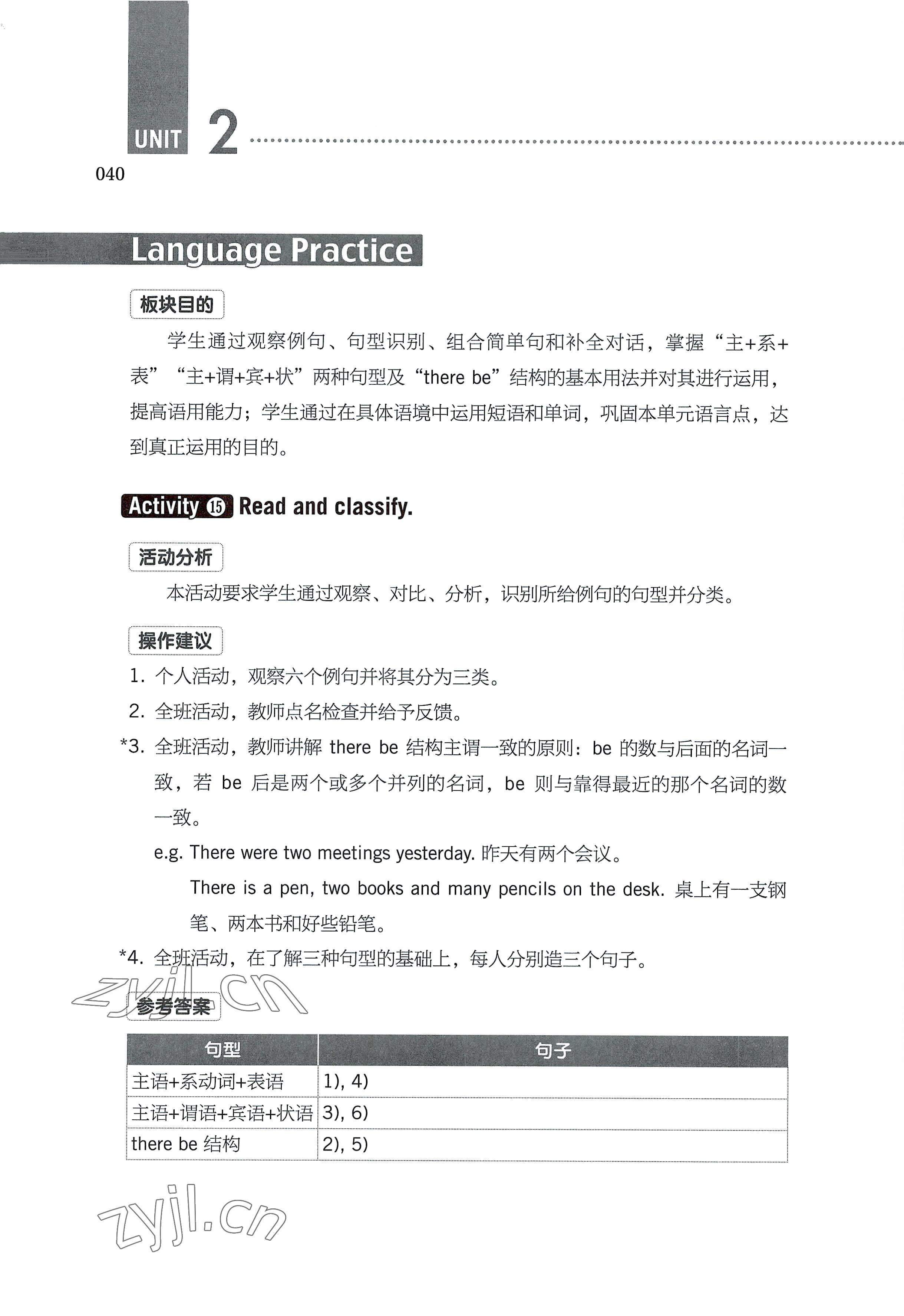 2022年英语基础模块2高等教育出版社 参考答案第40页