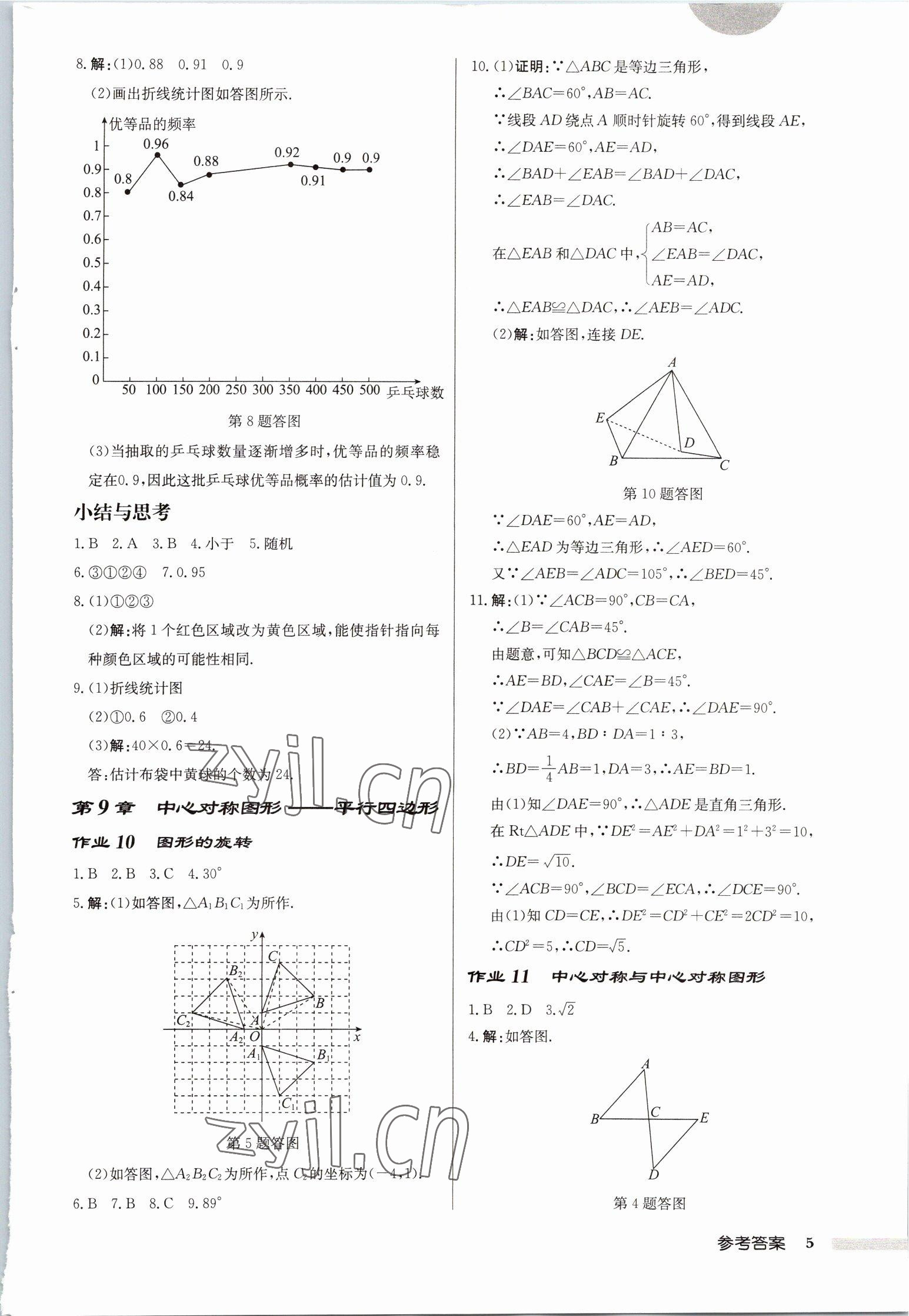 2023年启东中学作业本八年级数学下册苏科版徐州专版 第5页