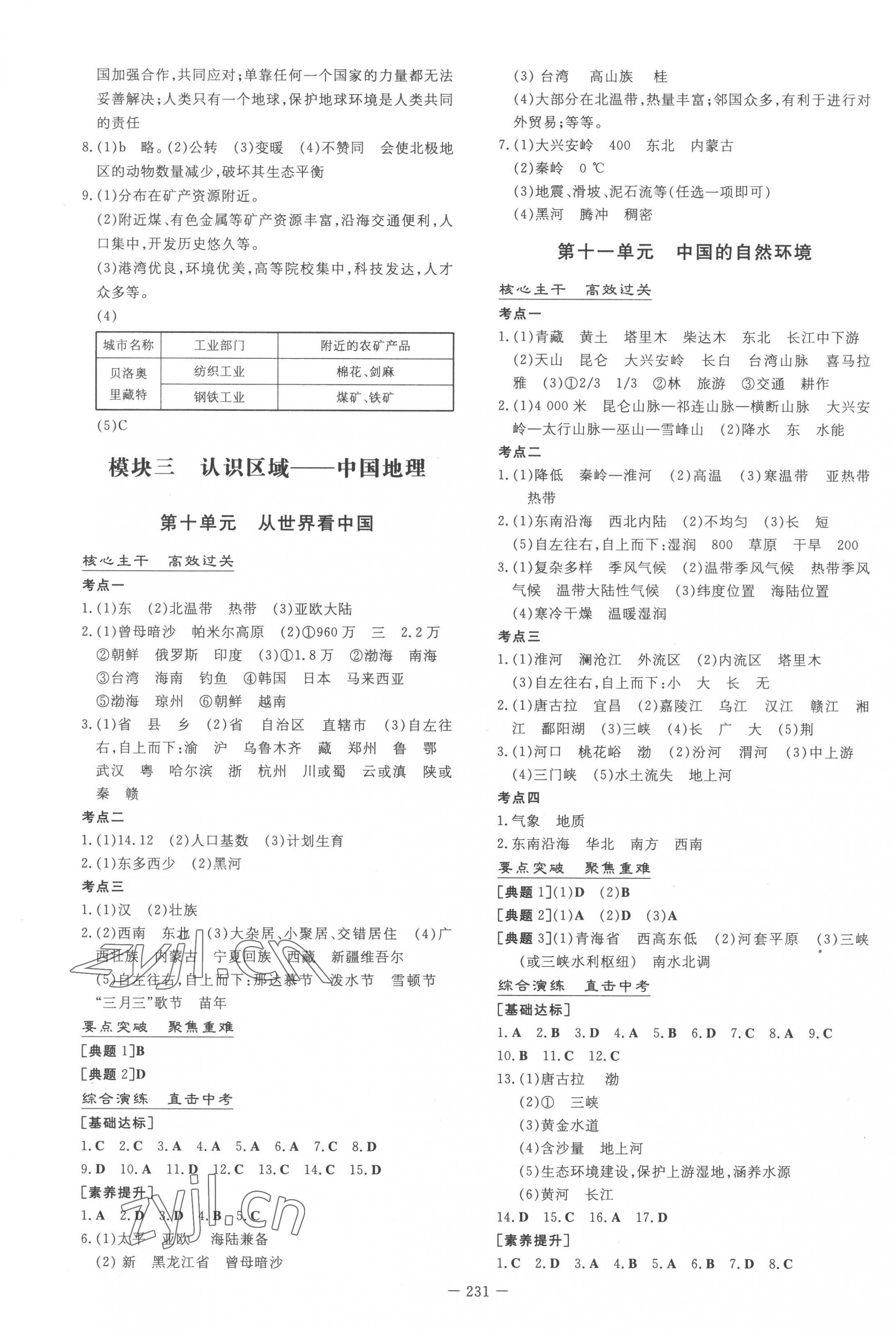 2023年中考總復(fù)習(xí)導(dǎo)與練地理 第5頁