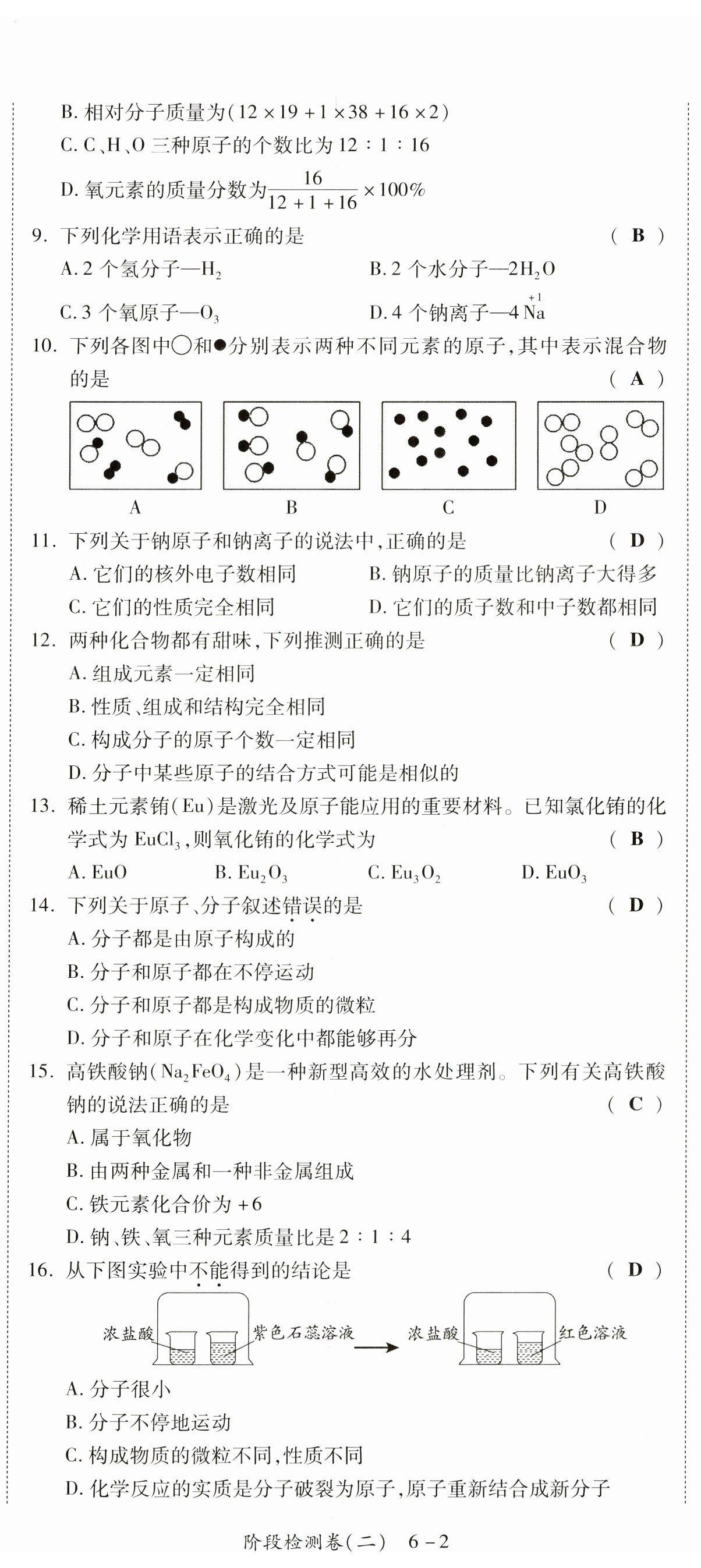 2023年中考狀元化學(xué) 第8頁