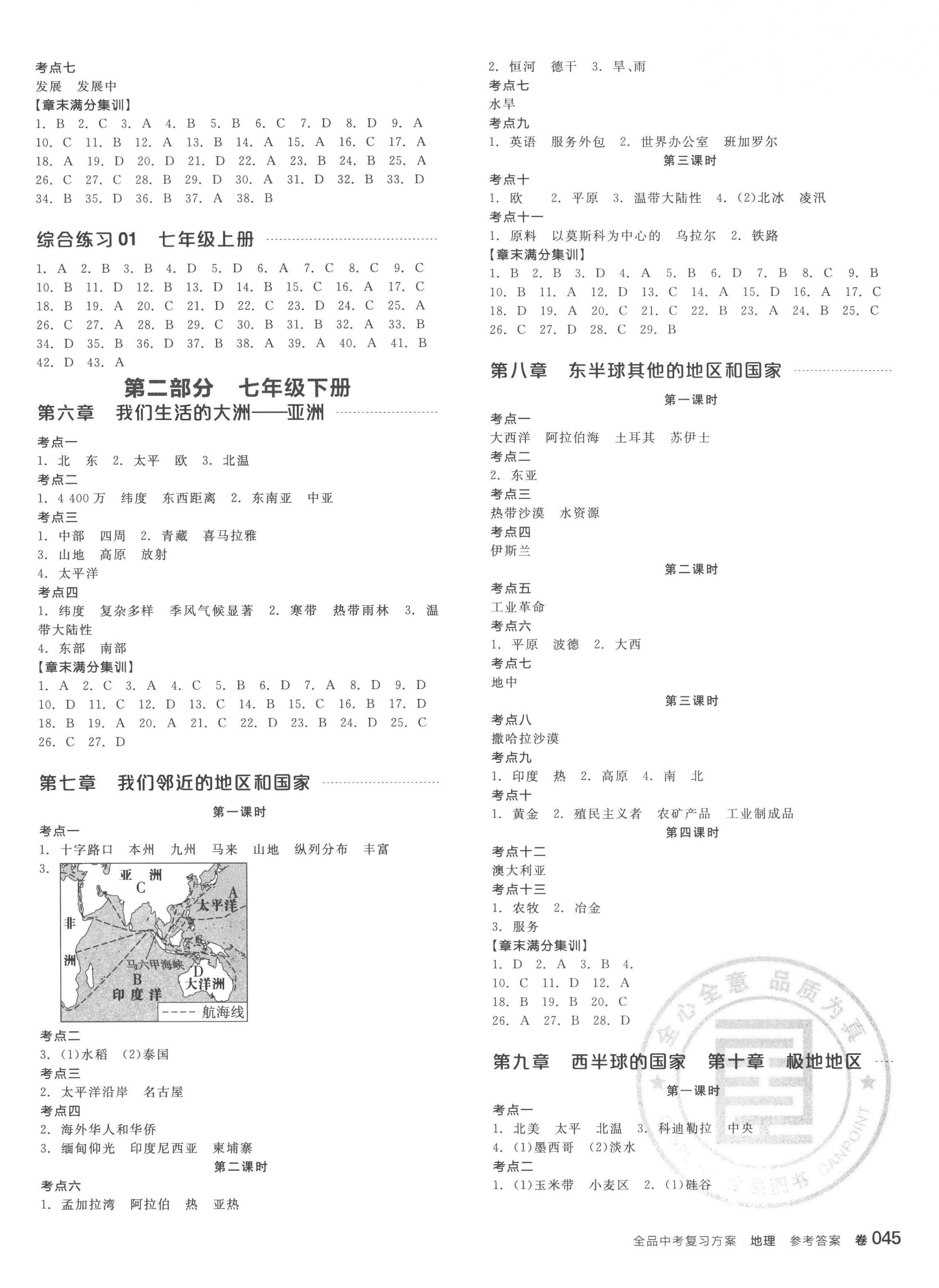 2023年全品中考復(fù)習(xí)方案地理淮安專版 第2頁(yè)