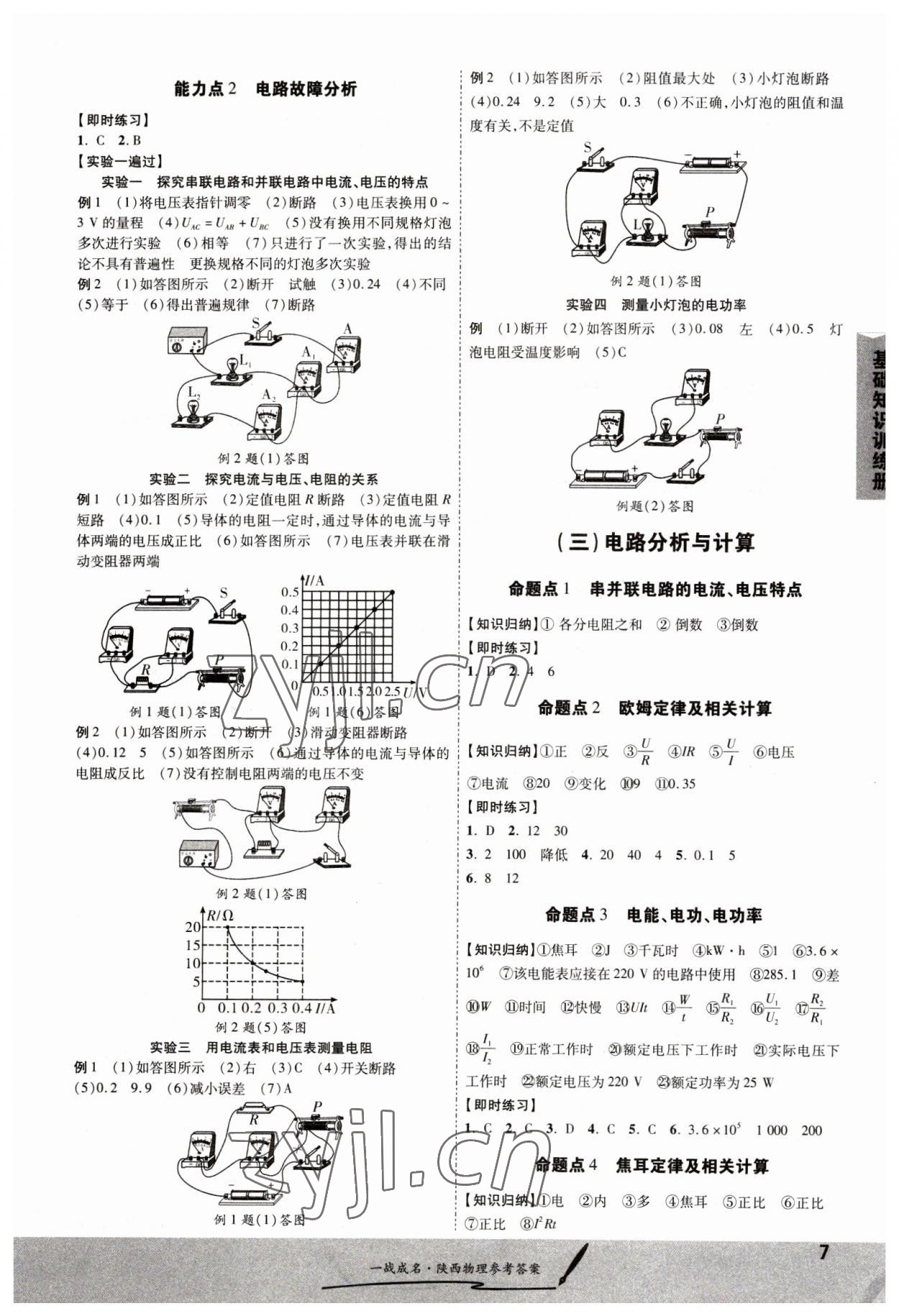 2023年一战成名考前新方案物理陕西专版 第7页