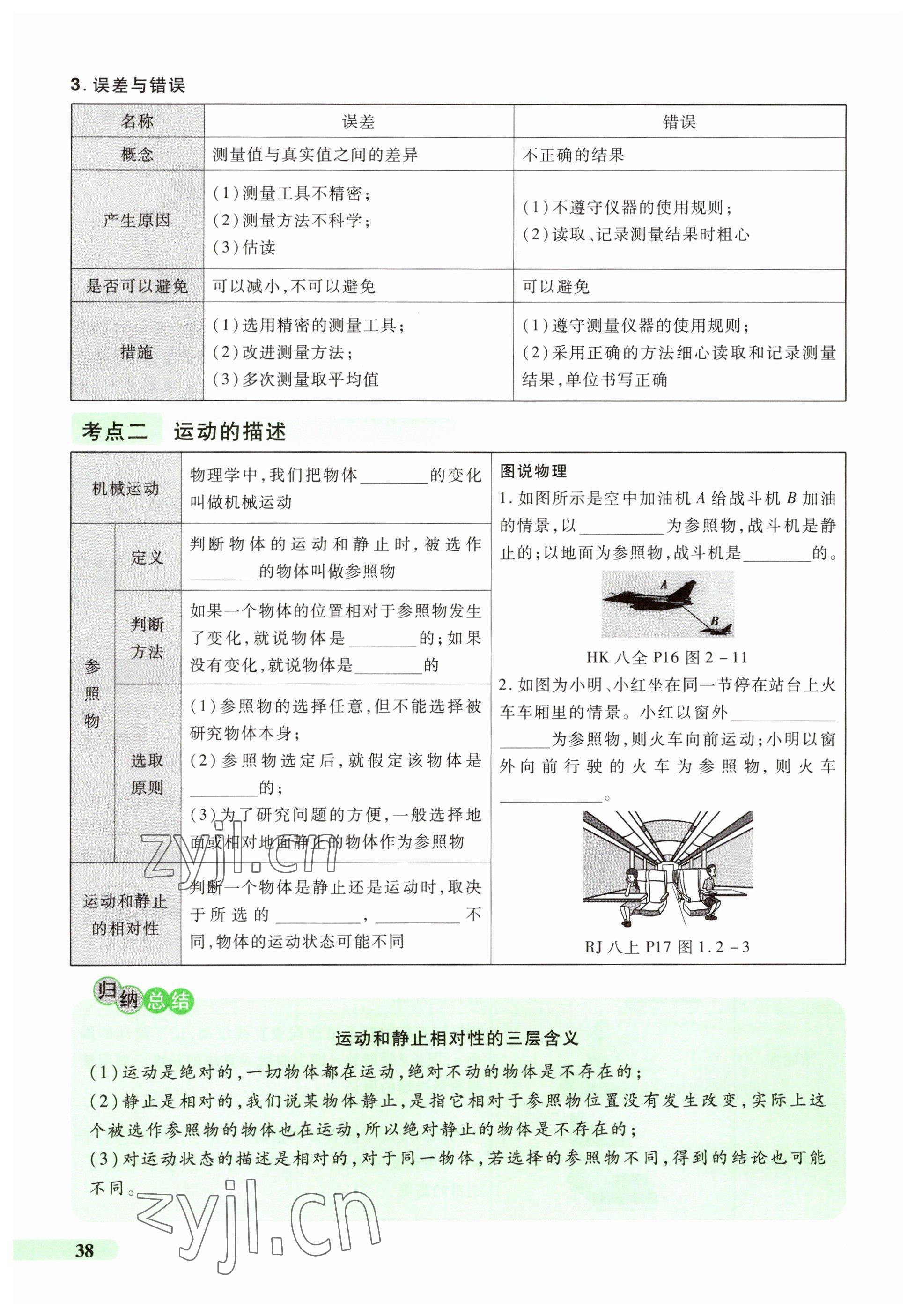 2023年国华教育中考夺冠物理河南专版 参考答案第38页