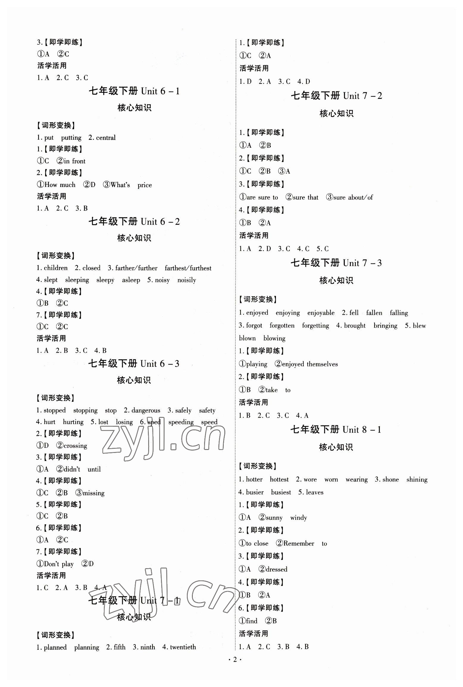 2023年創(chuàng)意課堂中考總復習指導英語福建專版 第2頁