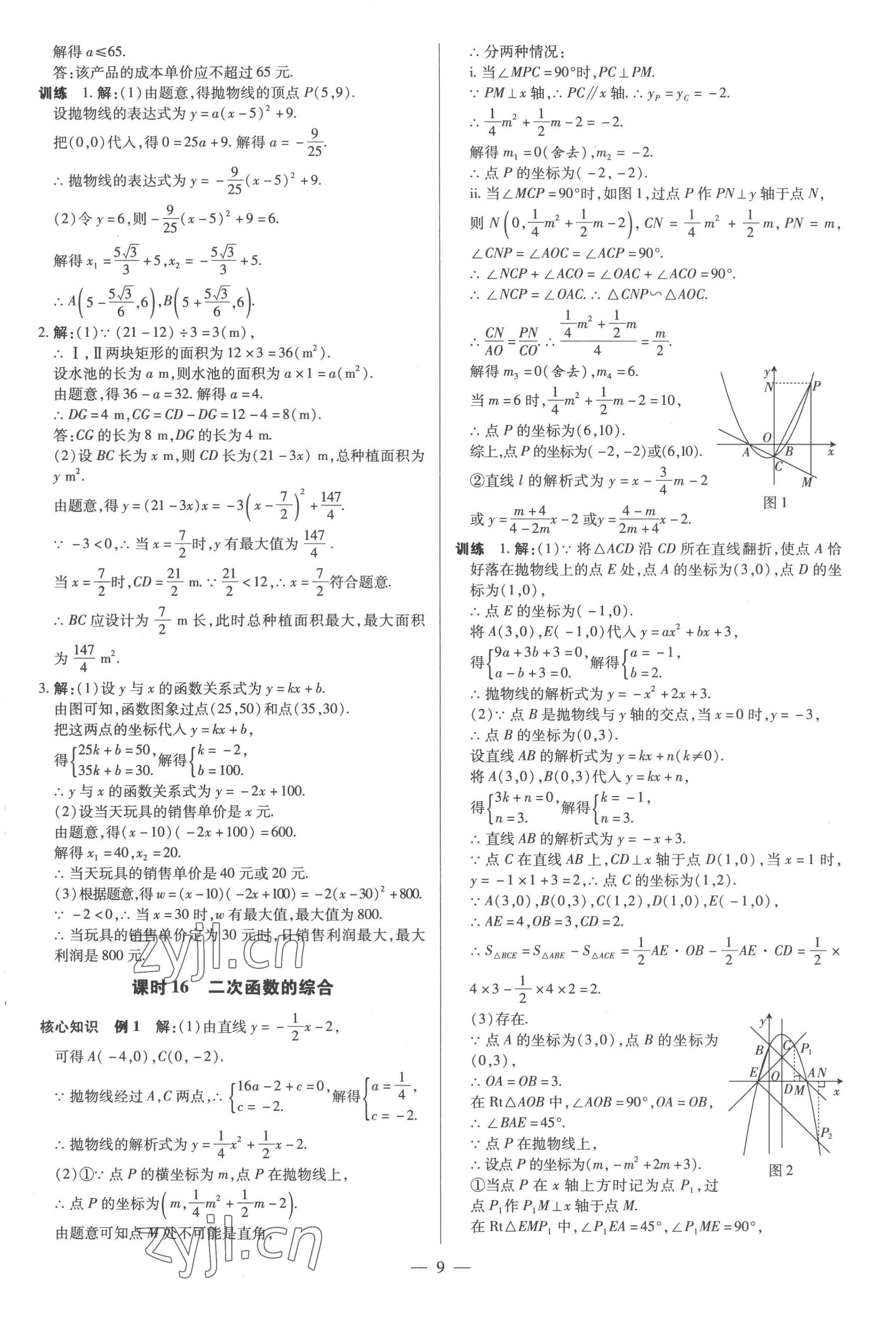 2023年领跑中考数学河南专版 第9页