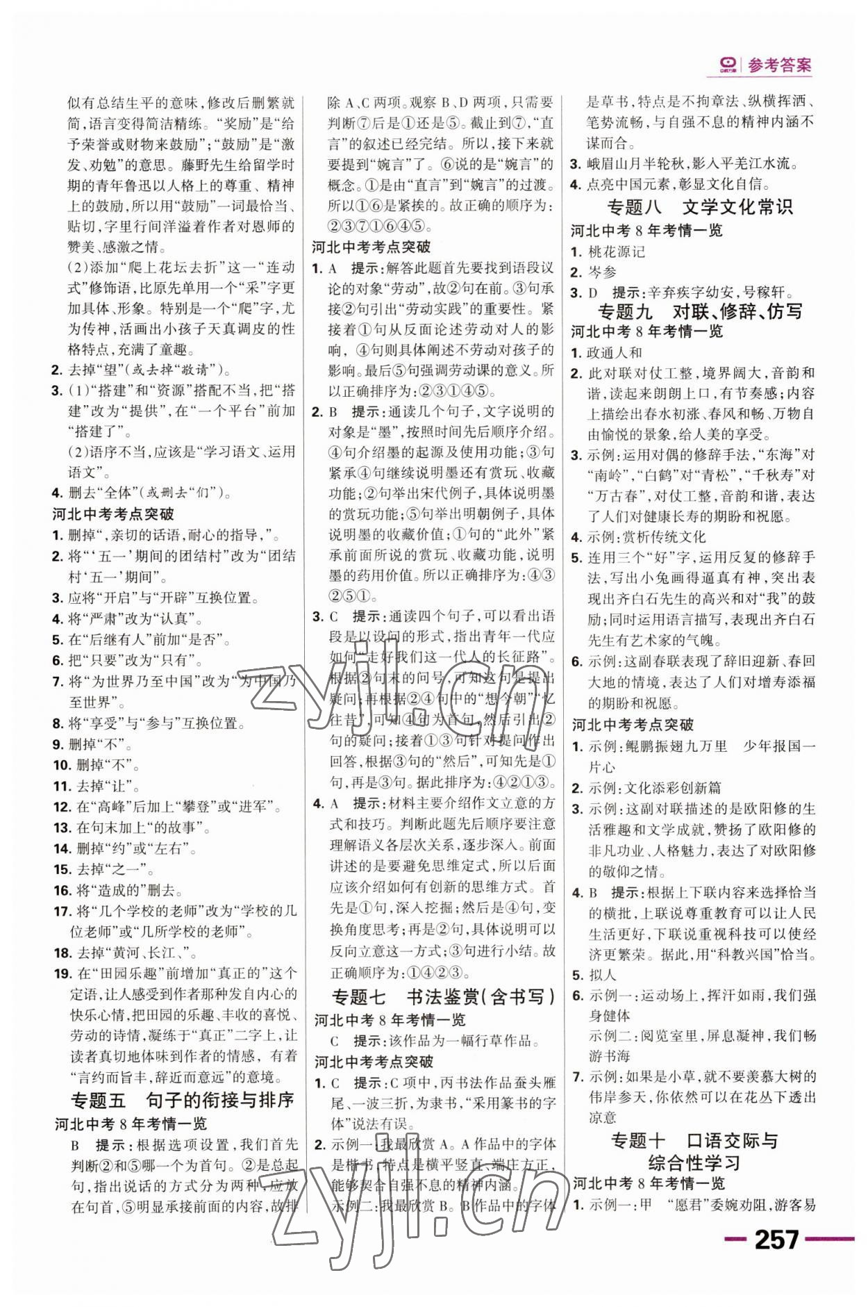 2023年全优中考系统总复习语文河北专版 第5页
