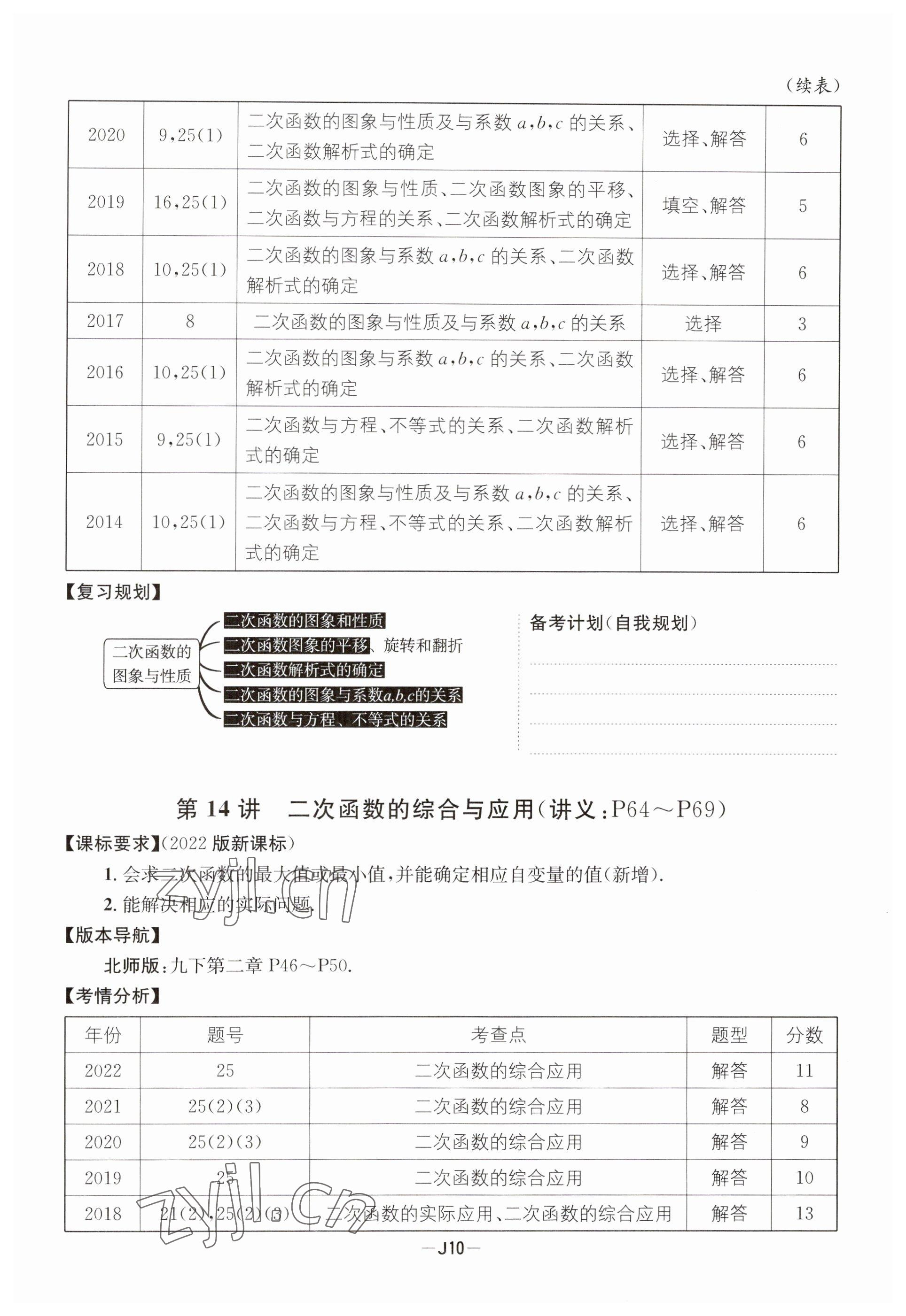 2023年国华考试中考总动员数学达州专版 参考答案第15页