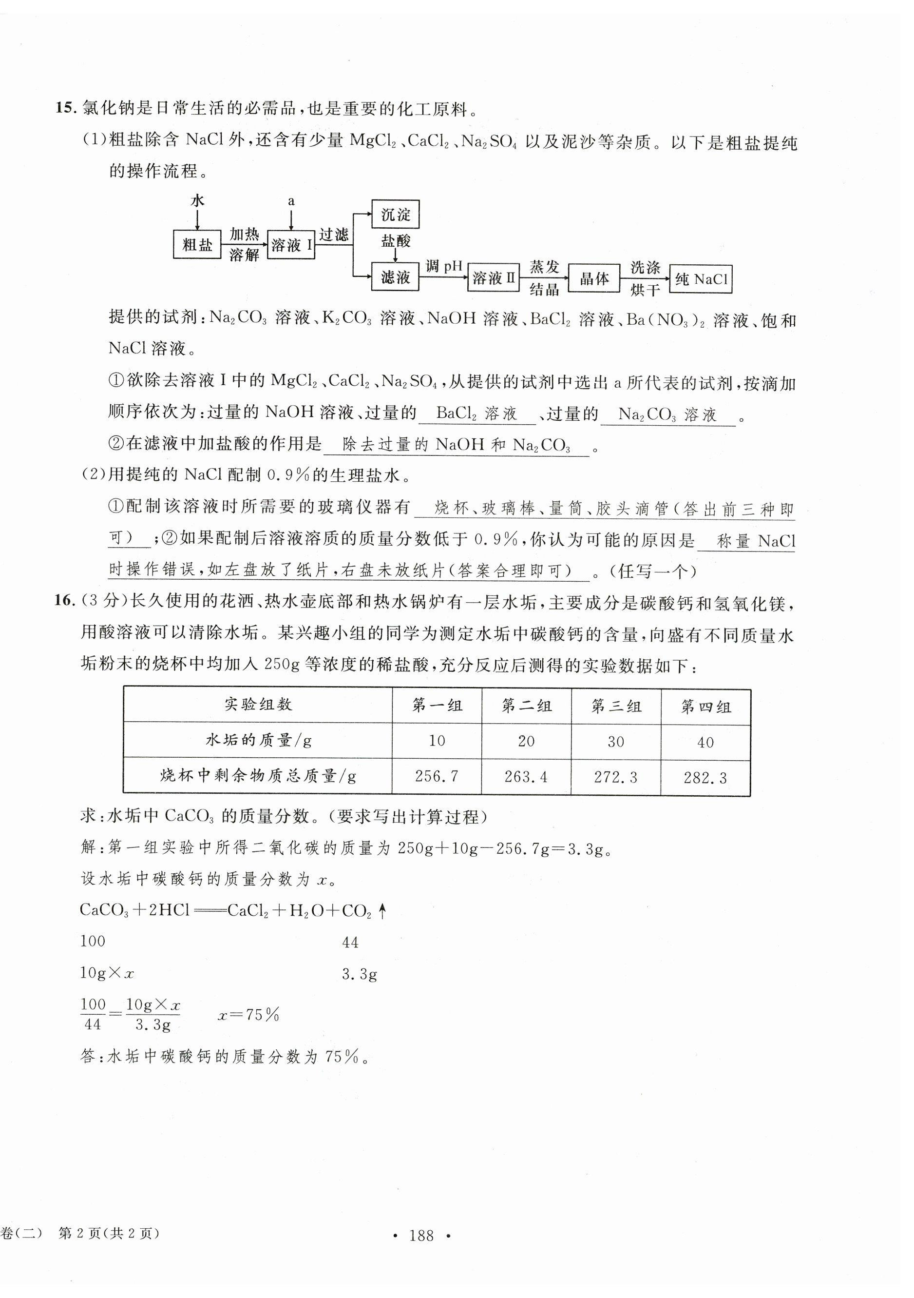 2023年中考总复习长江出版社化学 第8页