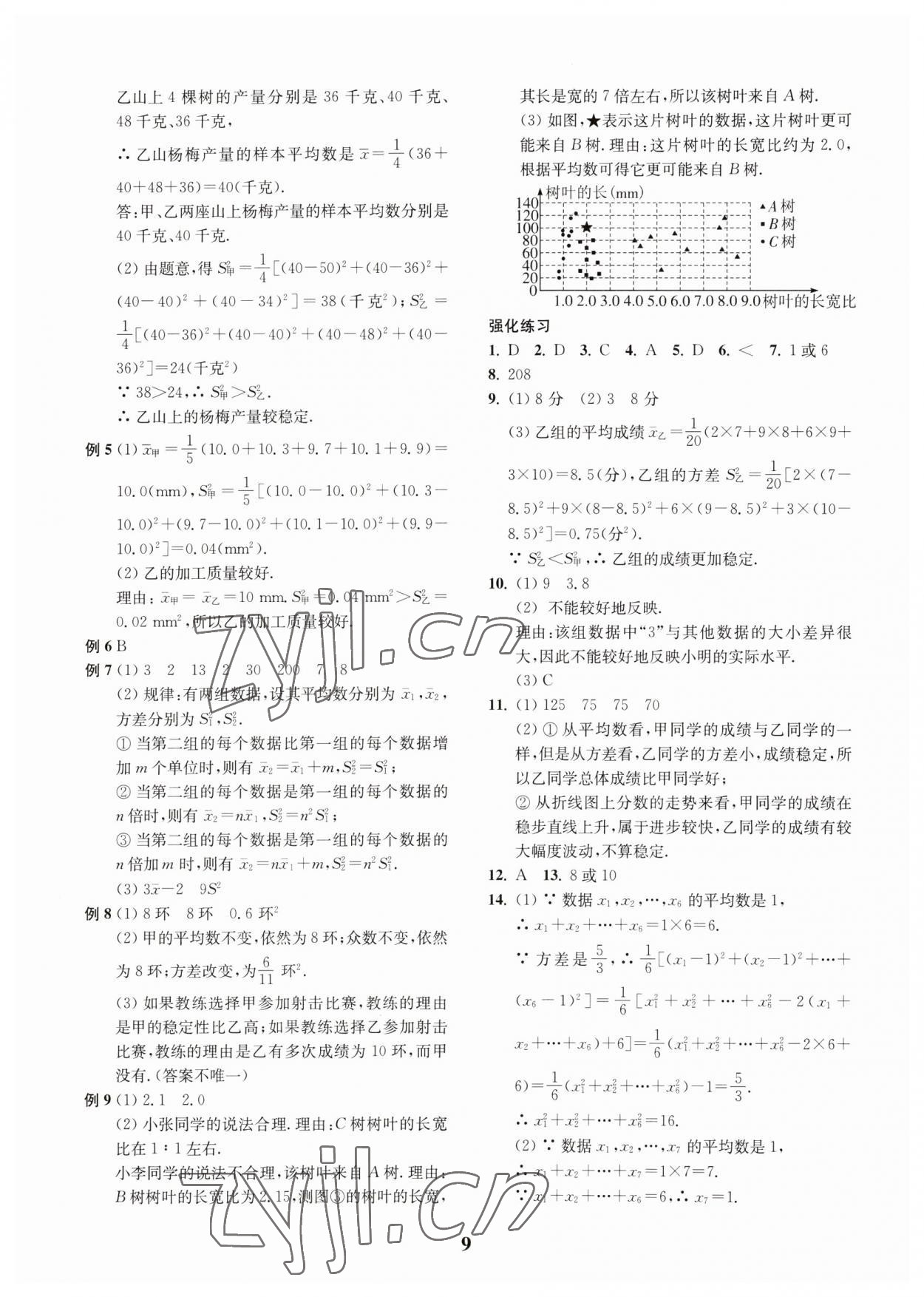 2023年直通重高尖子生培优教程八年级数学下册浙教版 第9页