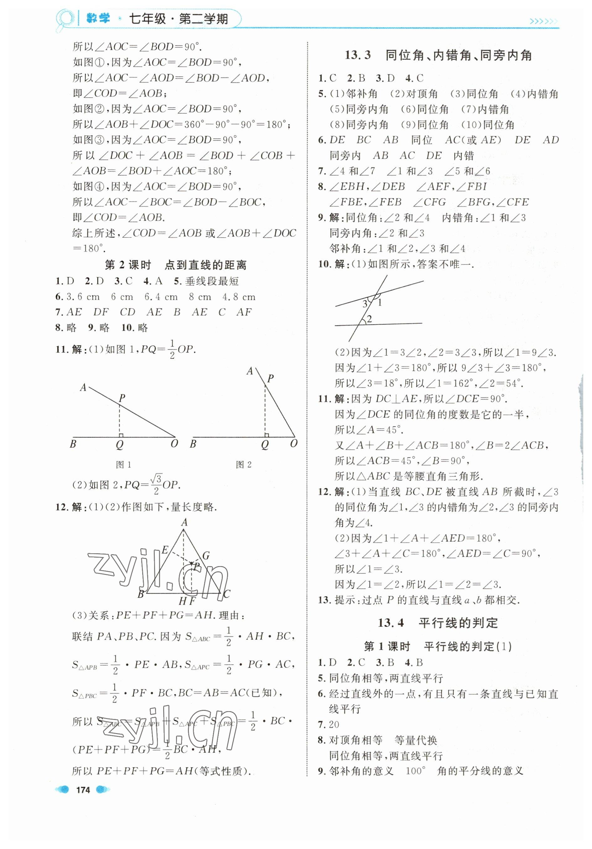 2023年上海作业七年级数学下册沪教版五四制 第6页
