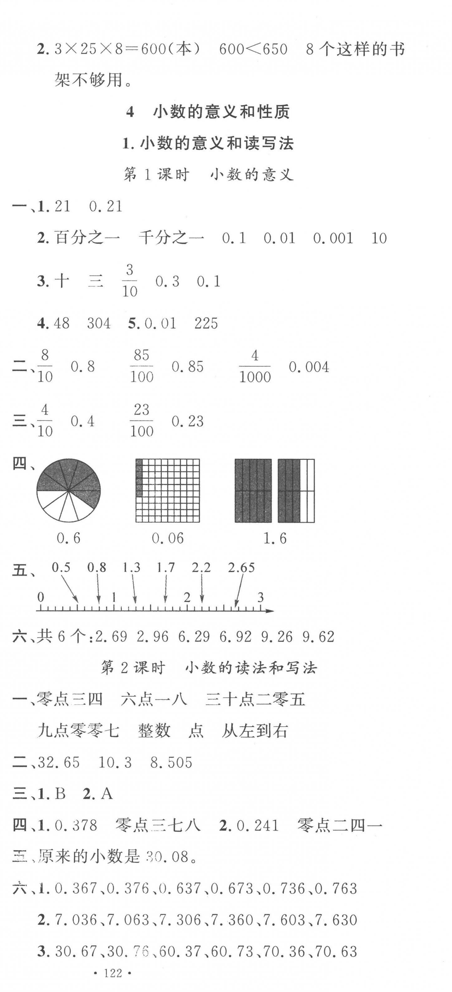 2023年名校課堂四年級數(shù)學下冊人教版 第9頁