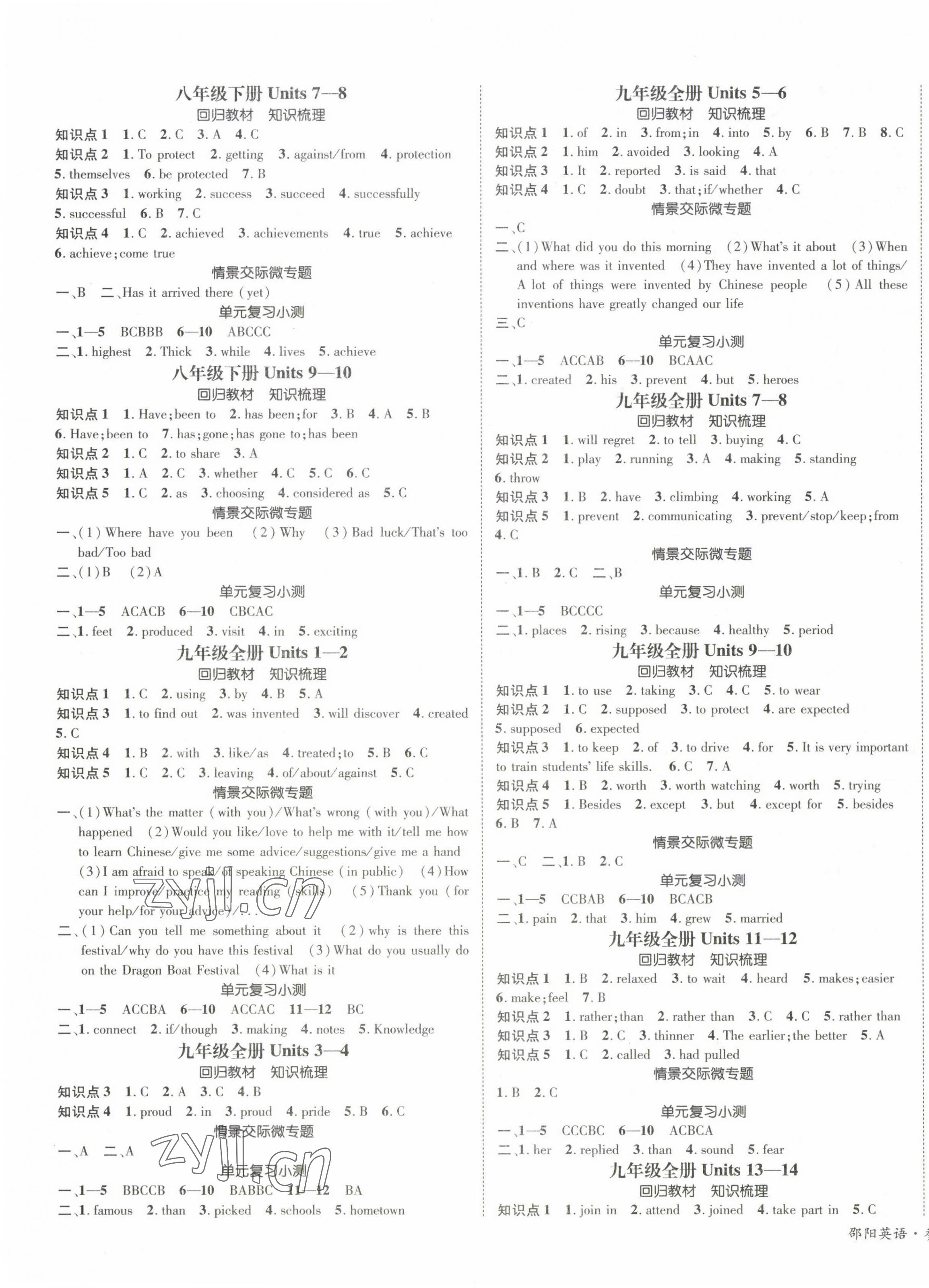 2023年中考导学案英语邵阳专版 第3页