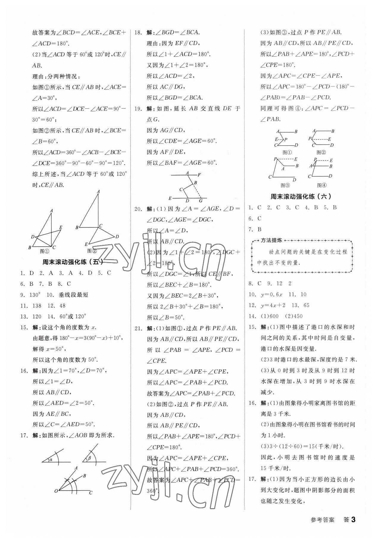 2023年全品小复习七年级数学下册北师大版 第3页