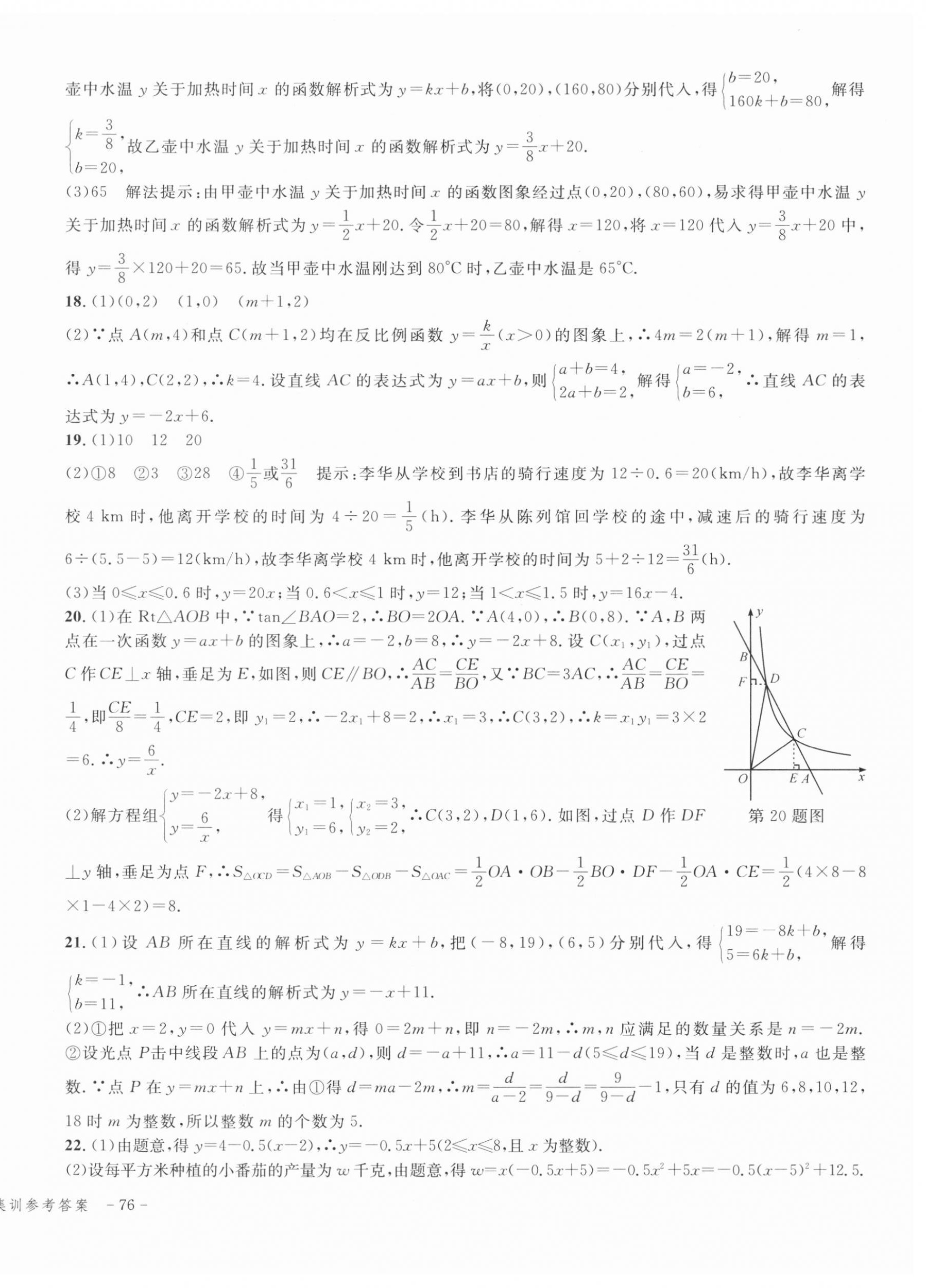 2023年学而优中考专题分类集训南京大学出版社数学浙江专版 第8页