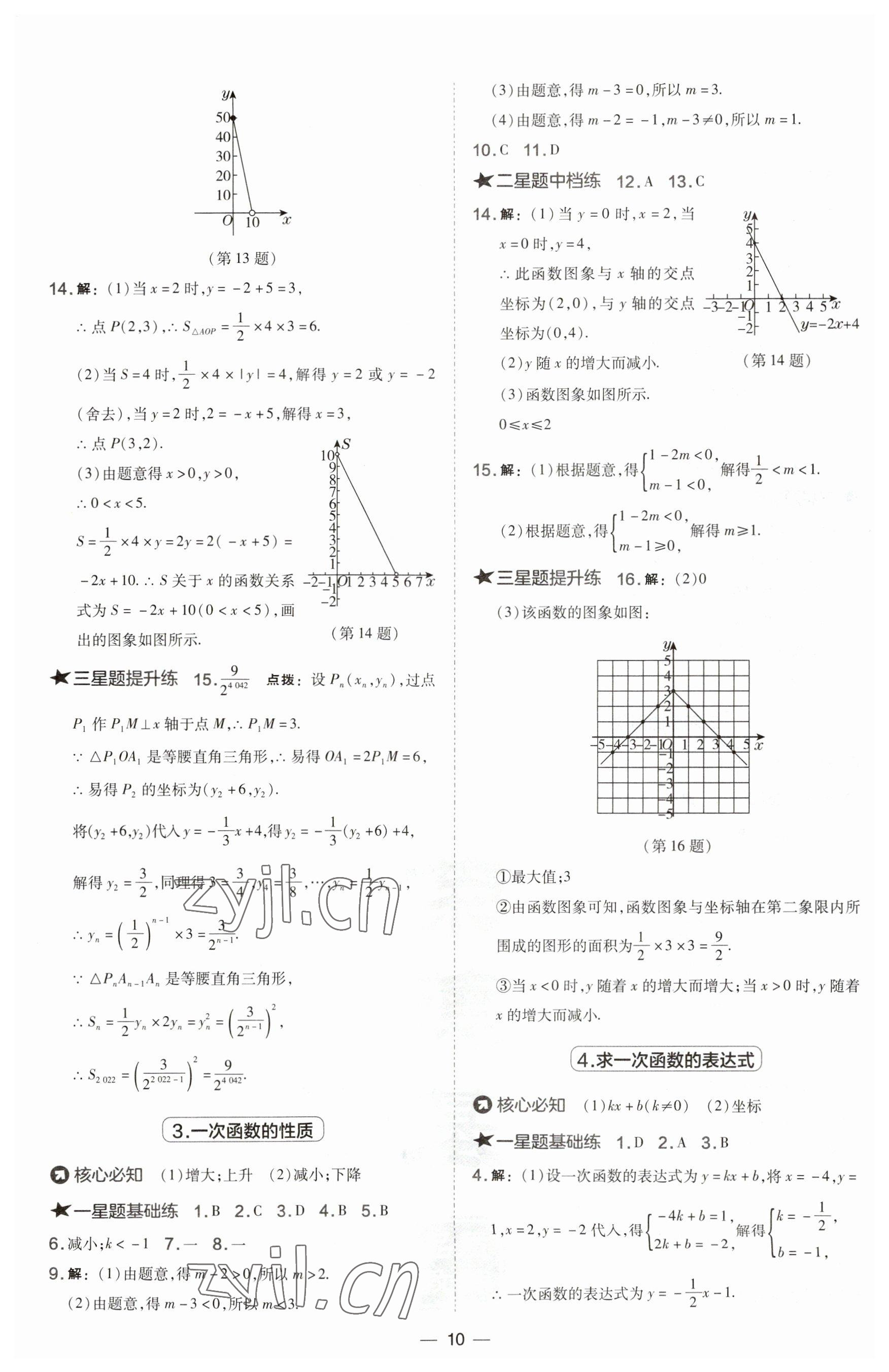 2023年點(diǎn)撥訓(xùn)練八年級(jí)數(shù)學(xué)下冊(cè)華師大版 第10頁