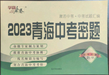 2023年学海金卷激活中考中考试题汇编青海中考密题数学