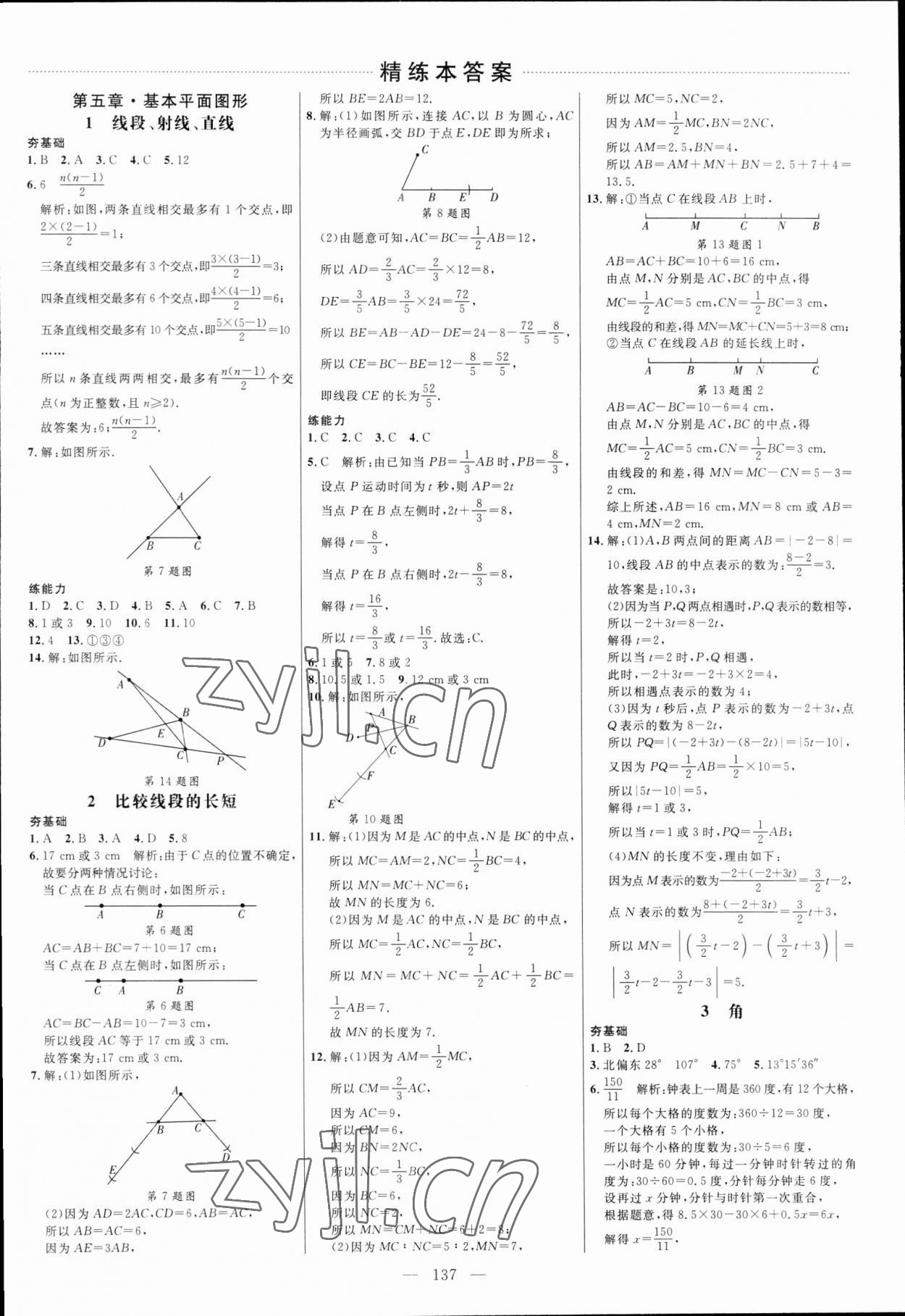 2023年細(xì)解巧練六年級數(shù)學(xué)下冊魯教版 參考答案第4頁