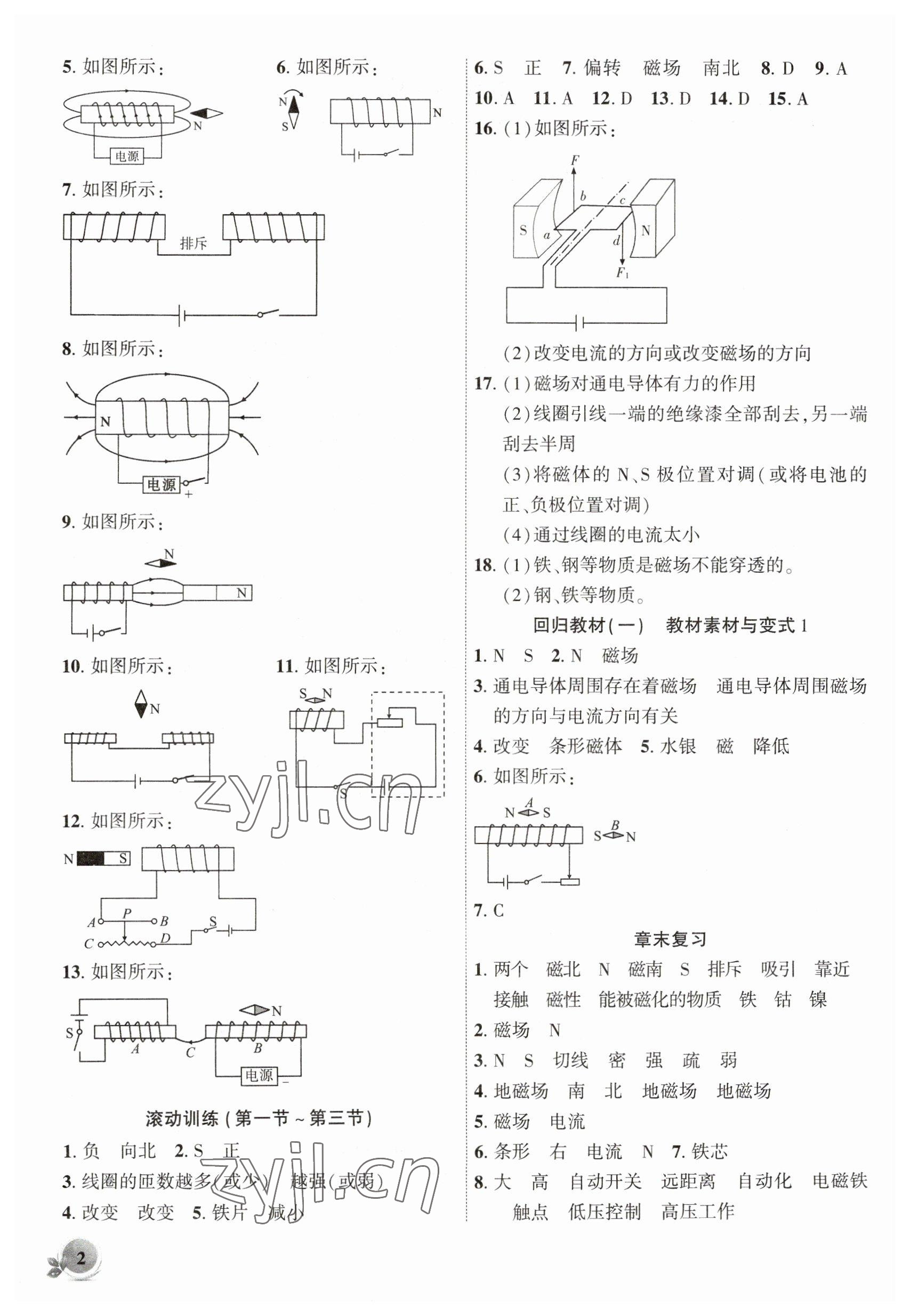 2023年創(chuàng)新課堂創(chuàng)新作業(yè)本九年級物理下冊滬科版 第2頁