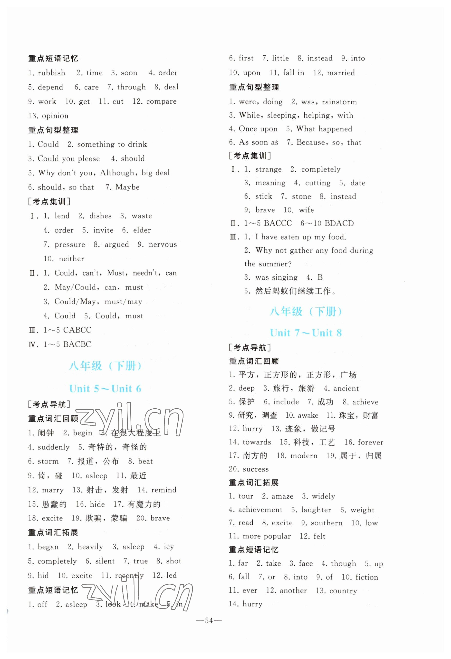 2023年同步輕松練習(xí)英語九年級總復(fù)習(xí)人教版 第6頁