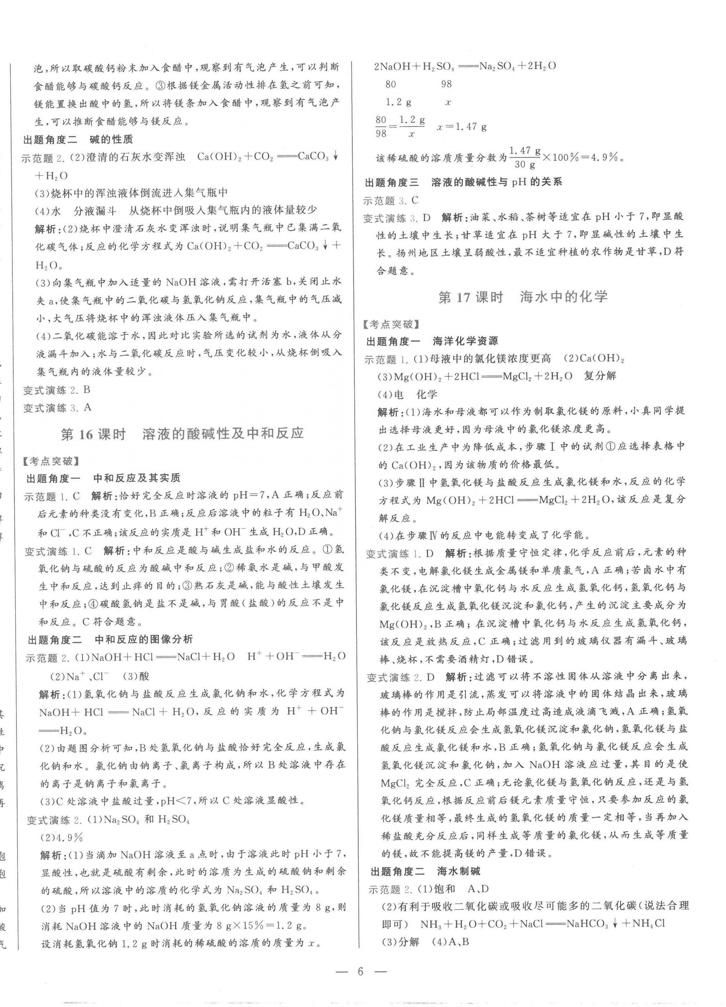 2023年初中学业水平考试总复习化学泰安专版 第6页