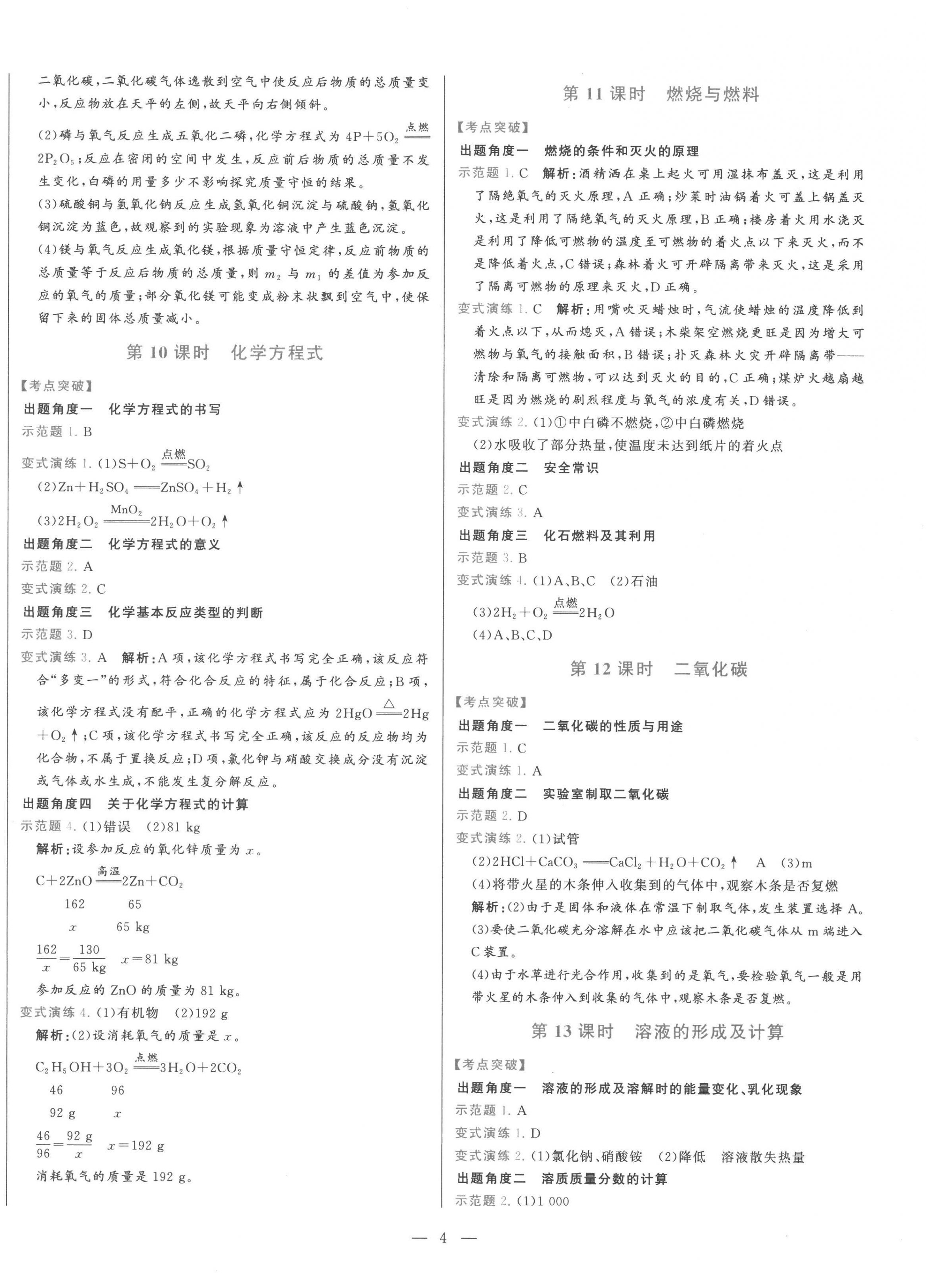 2023年初中学业水平考试总复习化学泰安专版 第4页