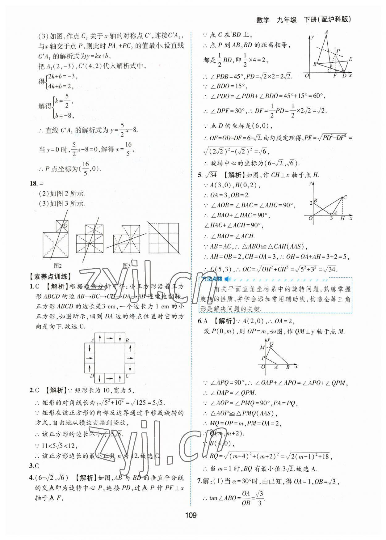 2023年新编基础训练黄山书社九年级数学下册沪科版 第5页