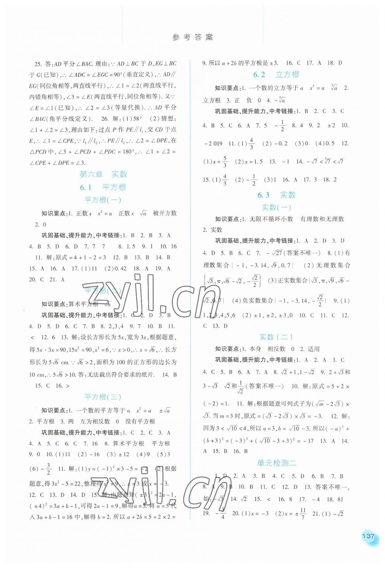 2023年同步训练河北人民出版社七年级数学下册人教版 第3页