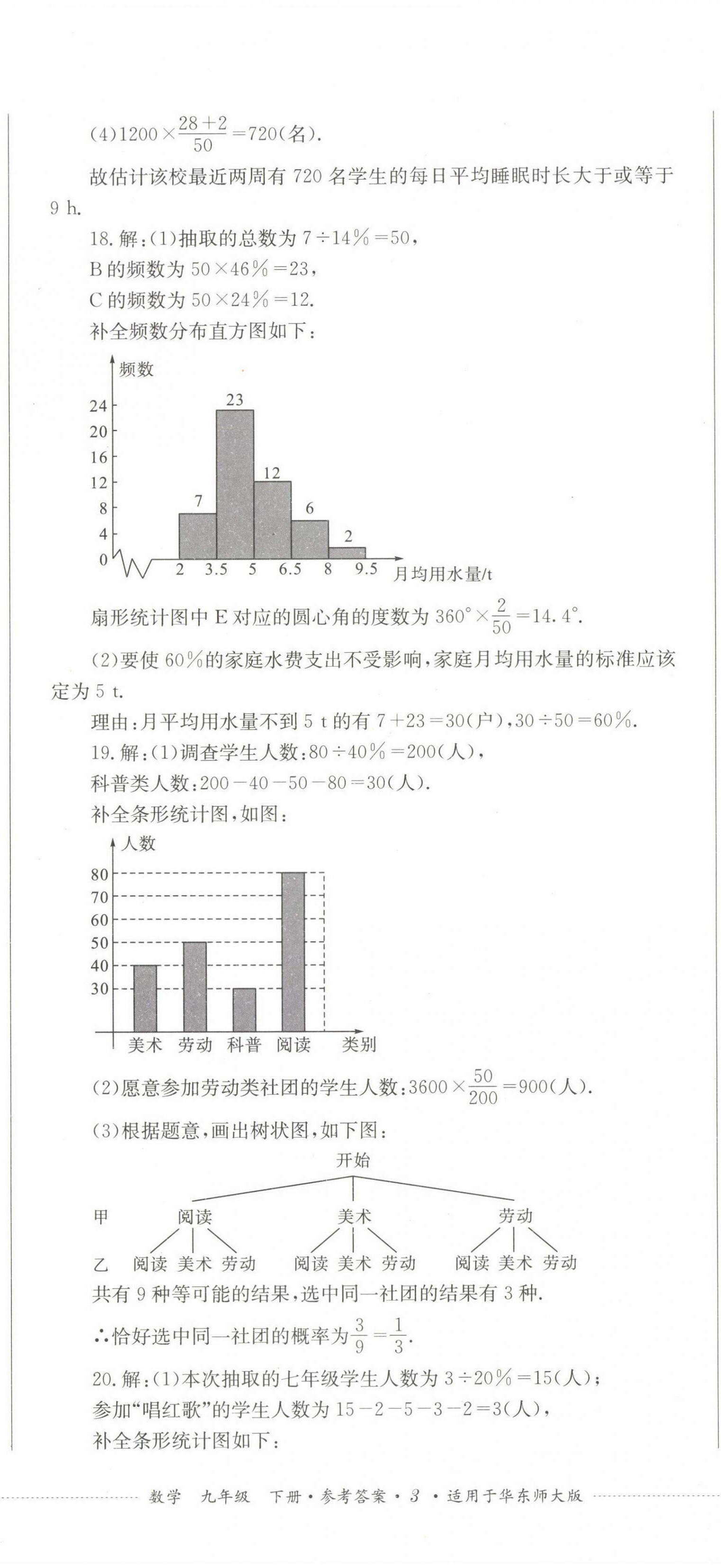 2023年学情点评四川教育出版社九年级数学下册华师大版 第8页