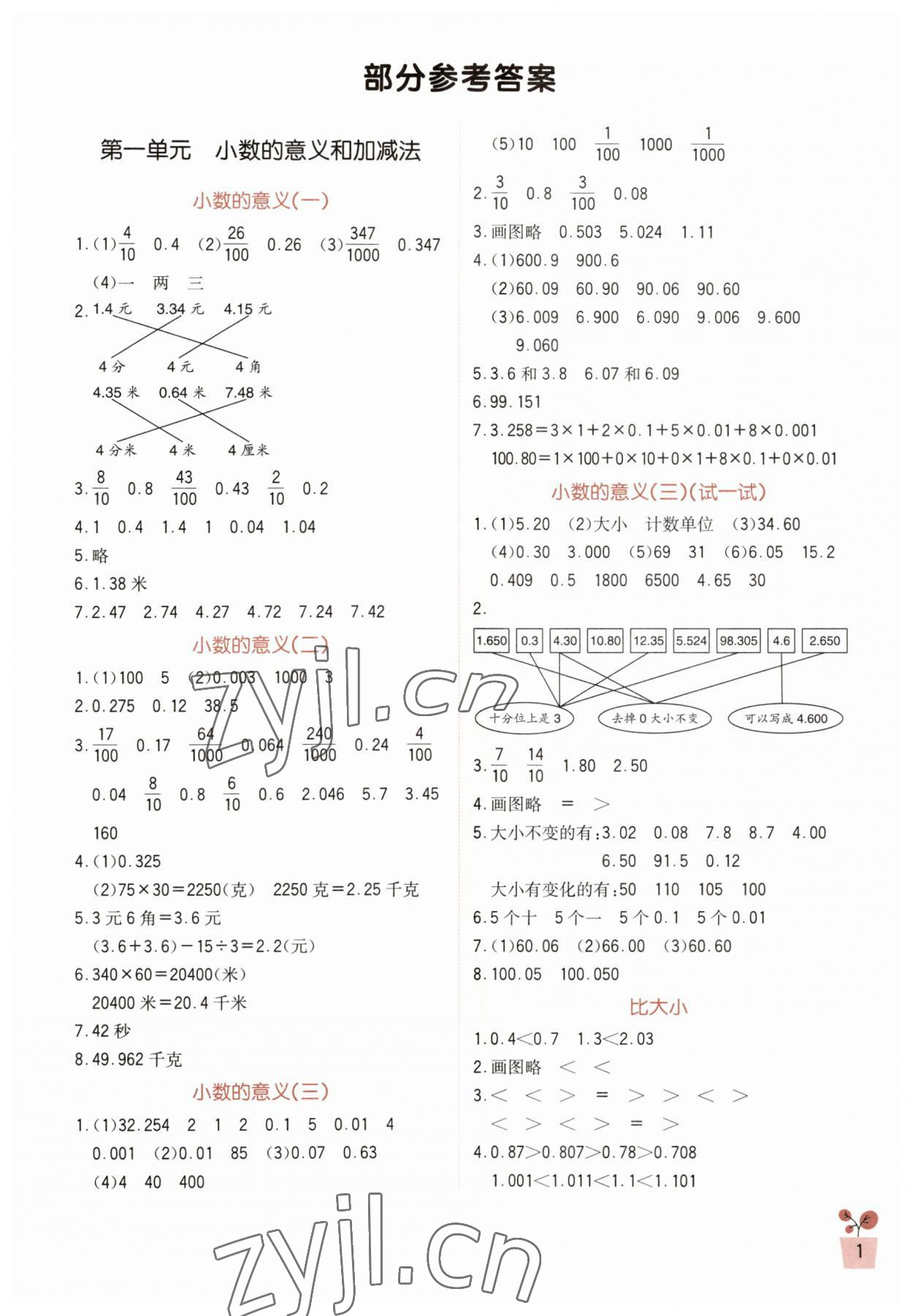 2023年小學(xué)生學(xué)習(xí)實(shí)踐園地四年級(jí)數(shù)學(xué)下冊(cè)北師大版 第1頁(yè)