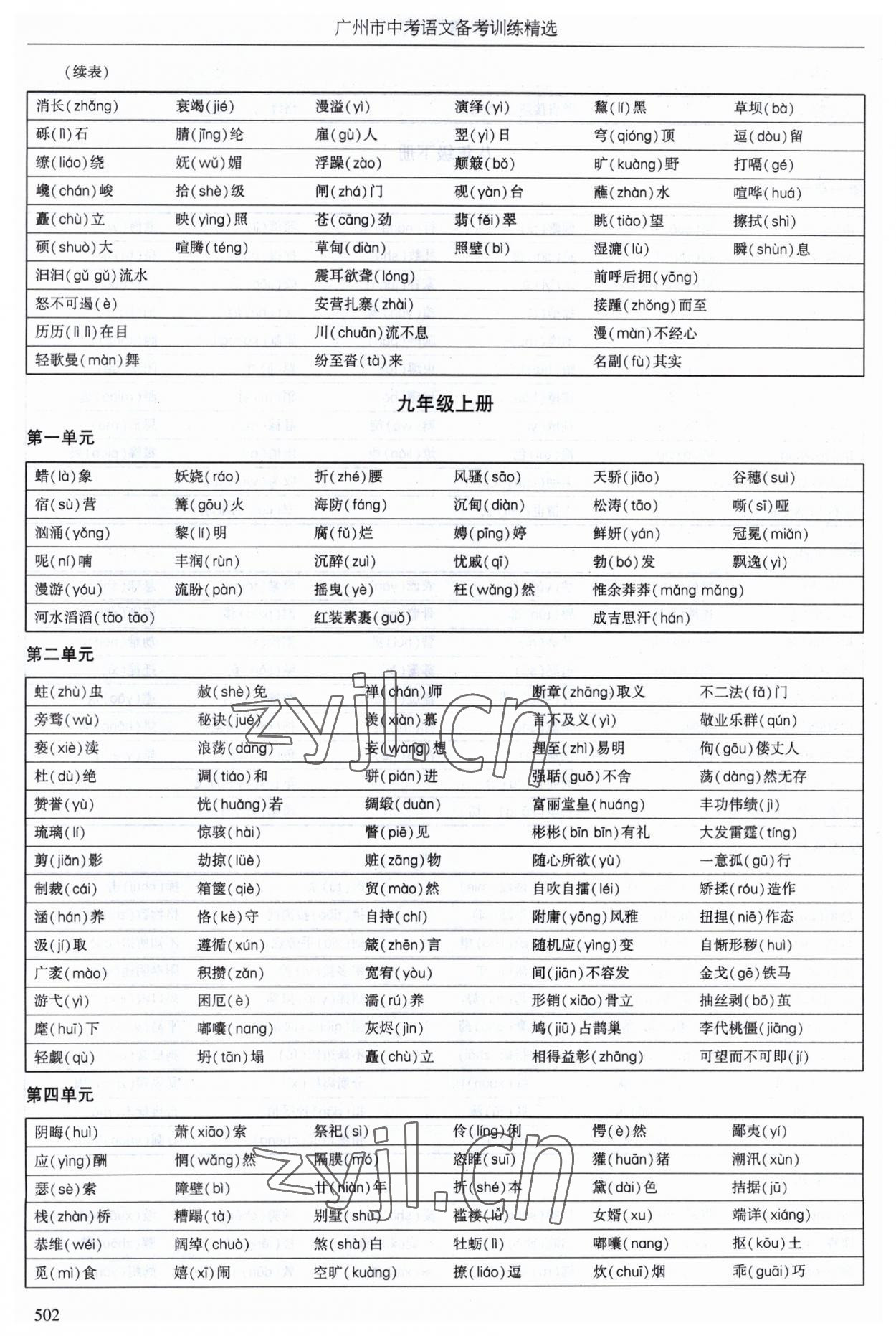 2023年广州市中考语文备考训练精选 第6页