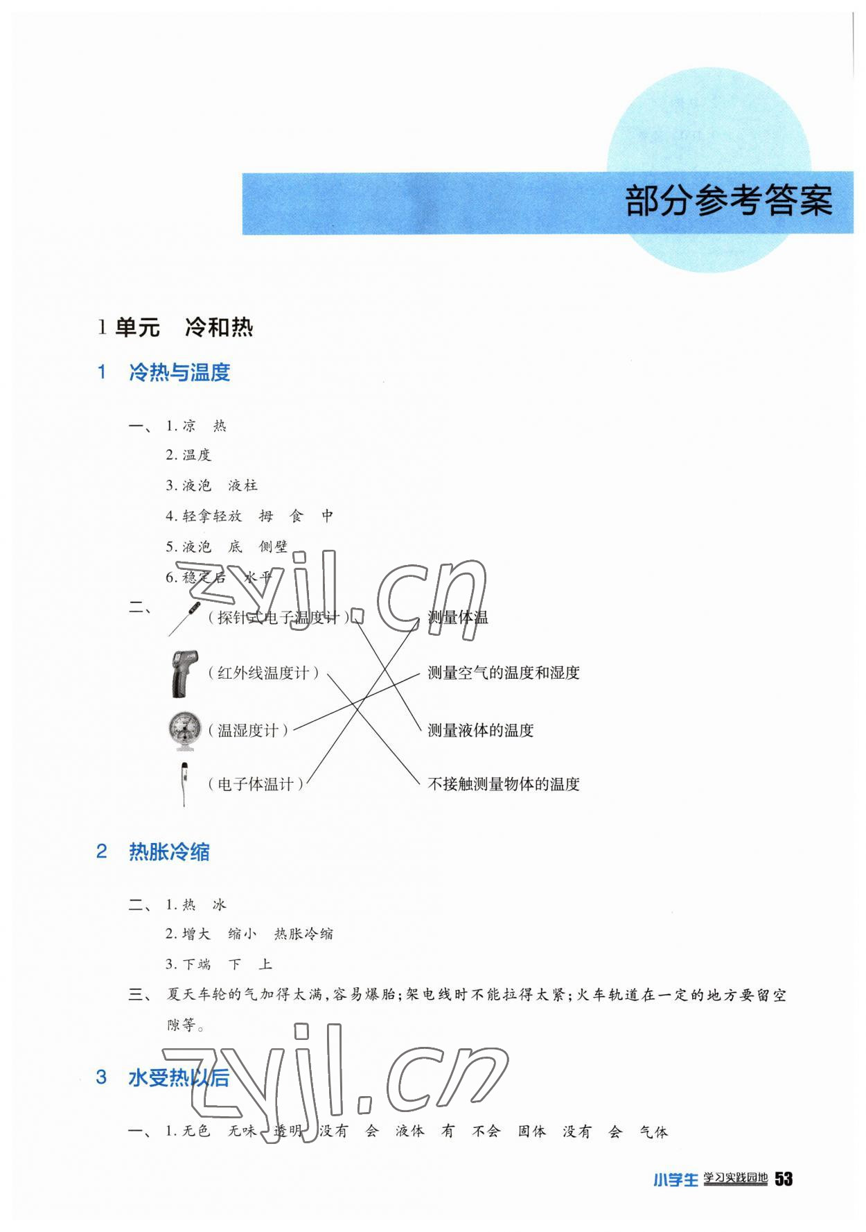 2023年小學生學習實踐園地四年級科學下冊蘇教版 第1頁