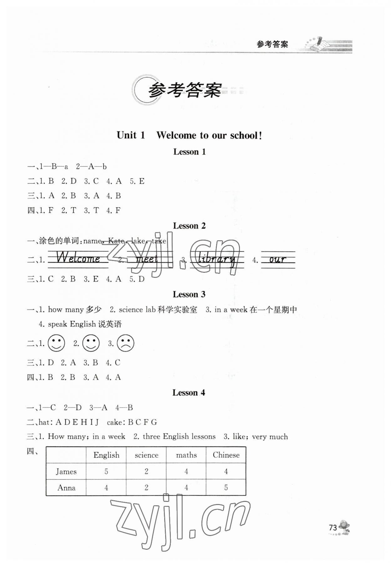 2023年同步練習(xí)冊(cè)人民教育出版社五年級(jí)英語(yǔ)下冊(cè)人教精通版彩版新疆專(zhuān)版 第1頁(yè)