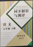 2023年人教金学典同步解析与测评七年级语文下册人教版云南专版