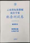 2023年云南省标准教辅优佳学案配套测试卷九年级历史下册人教版