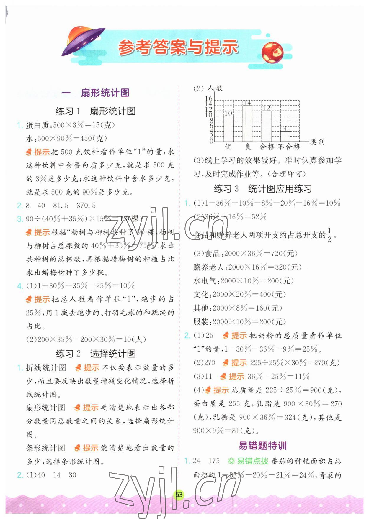 2023年春雨教育小学数学应用题解题高手六年级下册苏教版 第1页