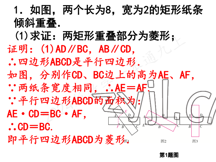 2023年一本通武汉出版社九年级数学上册北师大版 参考答案第11页