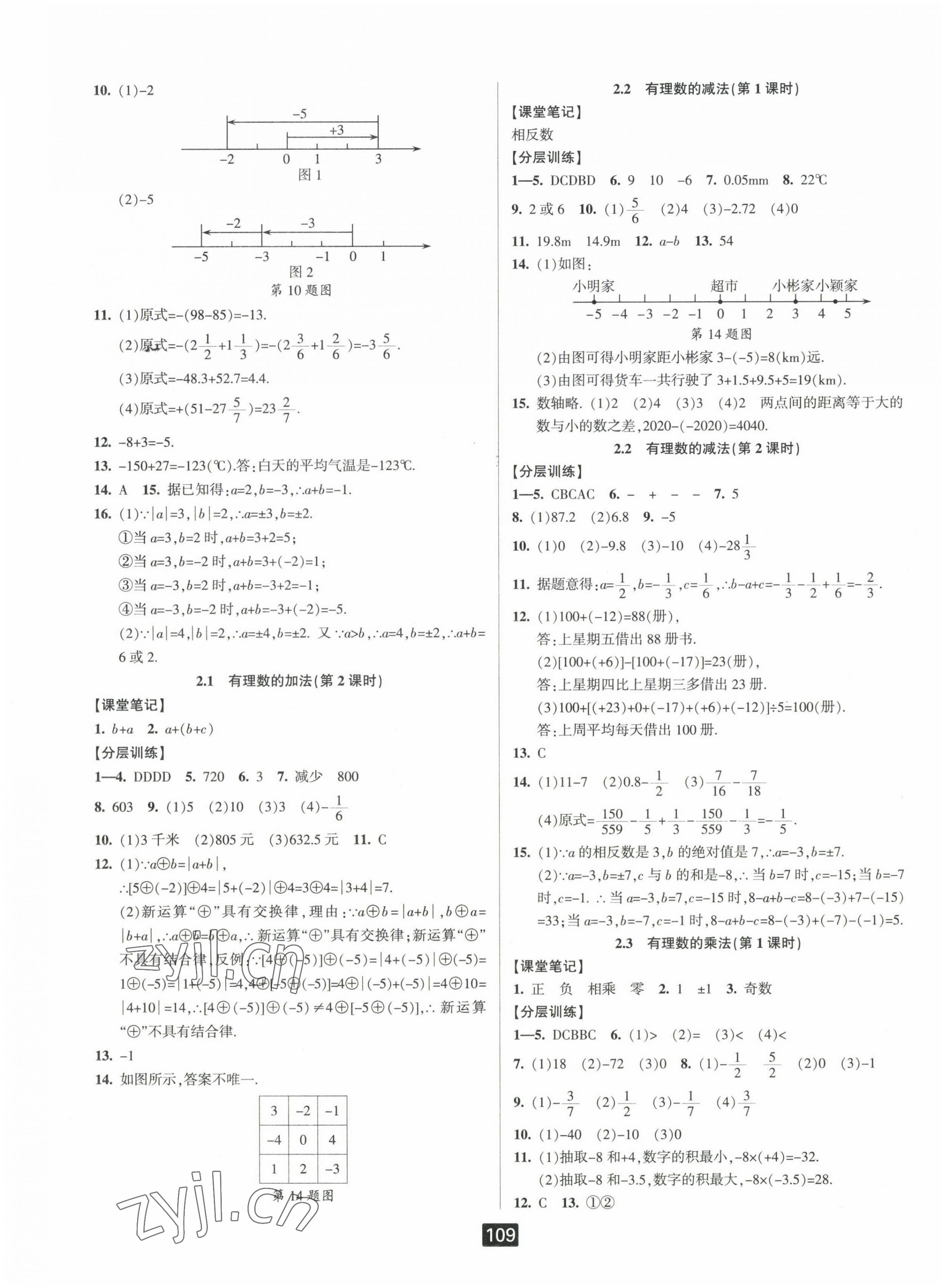 2023年励耘书业励耘新同步七年级数学上册浙教版 第3页