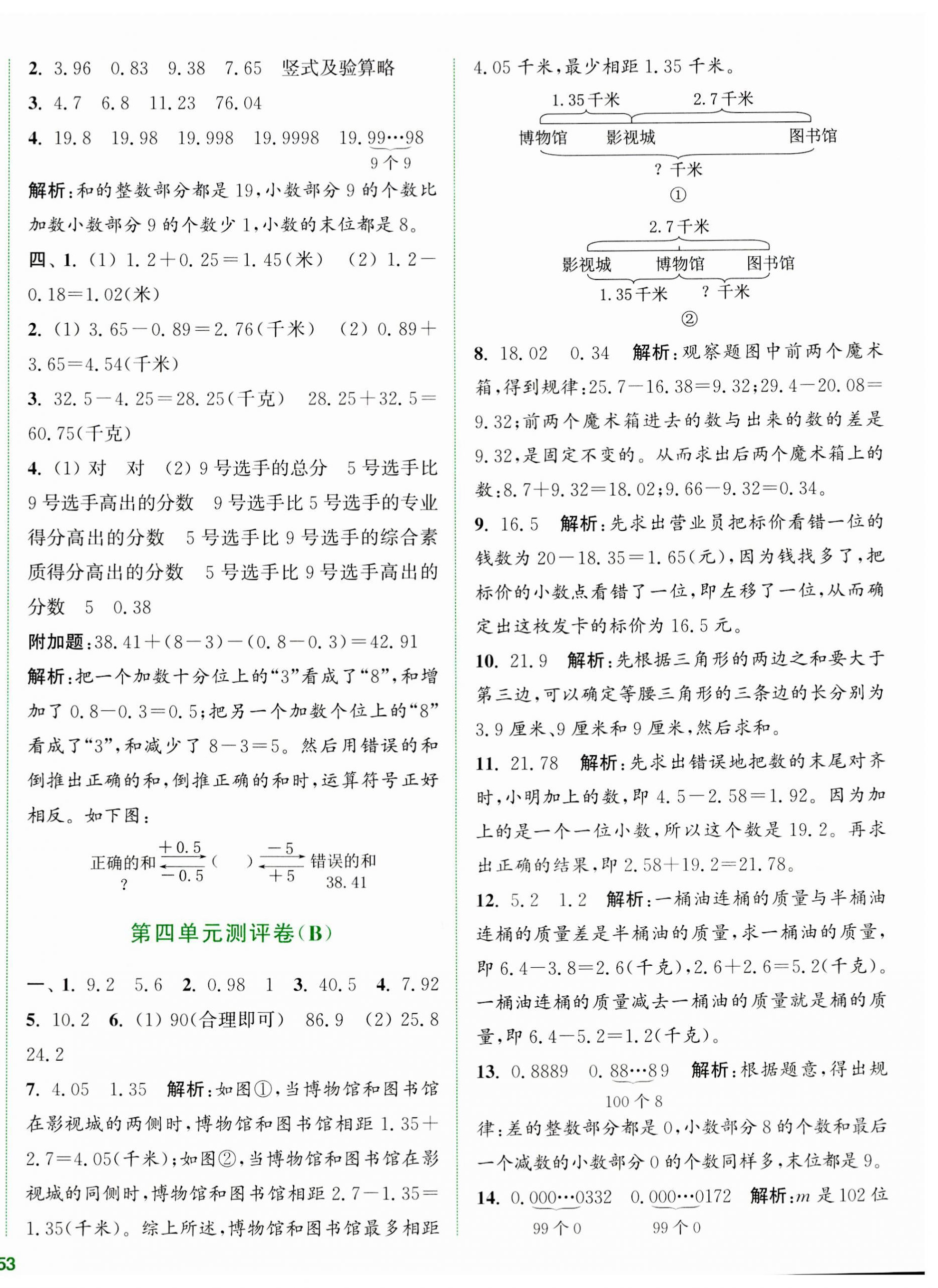 2023年通城学典全程测评卷五年级数学上册苏教版江苏专版 第6页