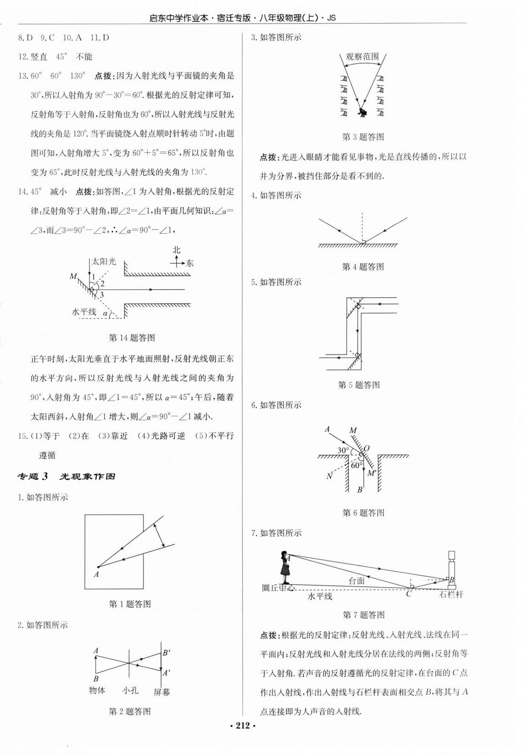 2023年啟東中學(xué)作業(yè)本八年級(jí)物理上冊(cè)江蘇版宿遷專(zhuān)版 第6頁(yè)