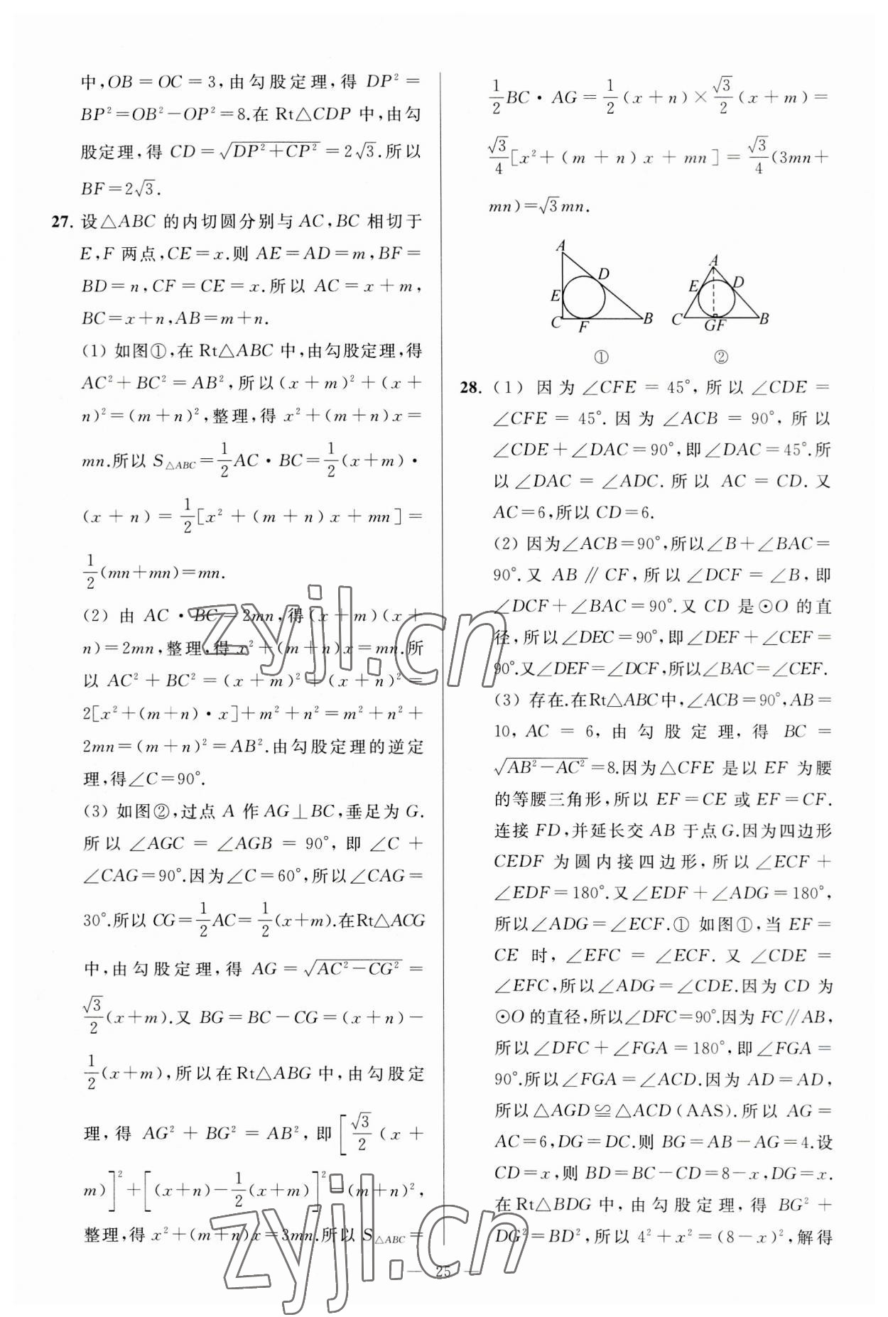 2023年亮点给力大试卷九年级数学上册苏科版 第25页