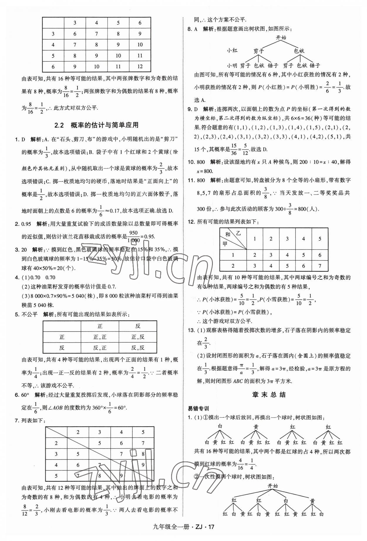 2023年經(jīng)綸學(xué)典學(xué)霸九年級數(shù)學(xué)全一冊浙教版 第17頁